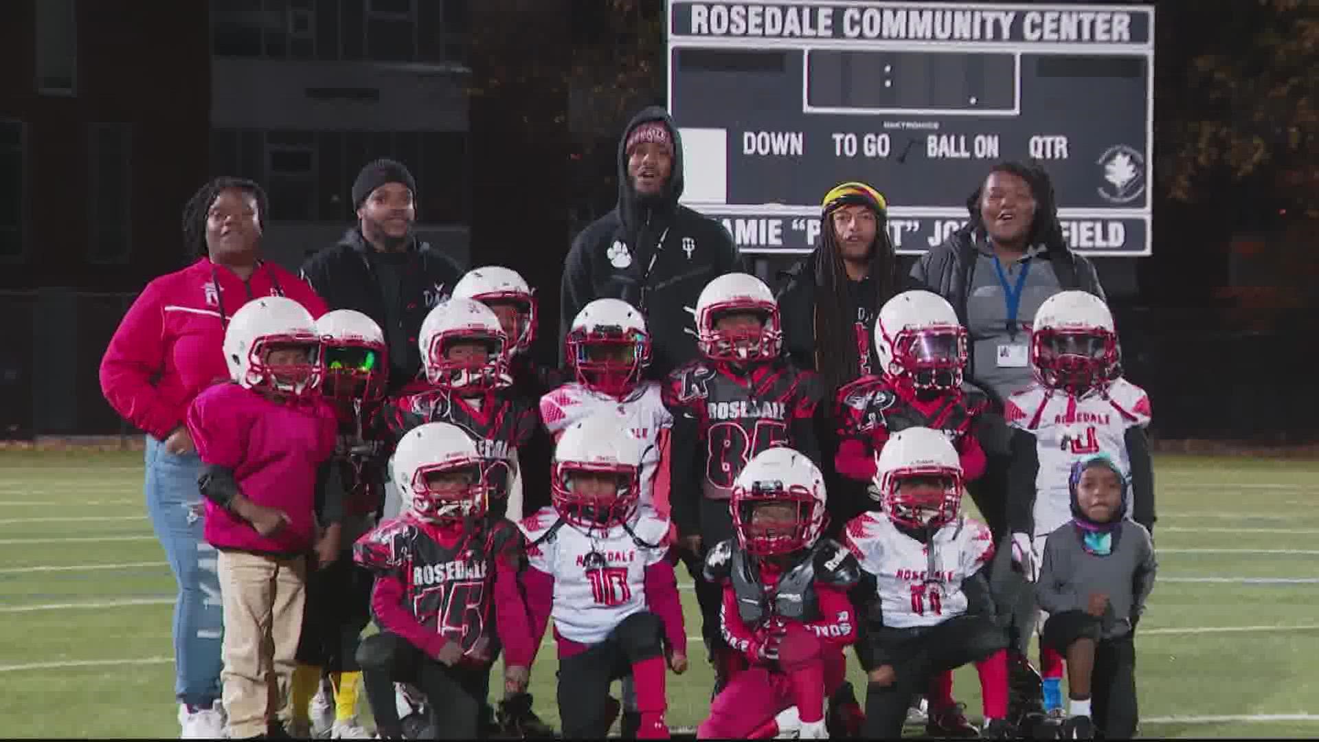 The Rosedale Tigers “6U” Checkboyz dream of playing in the National Youth Football Tournament. But to make it happen, the team needs $8,000.