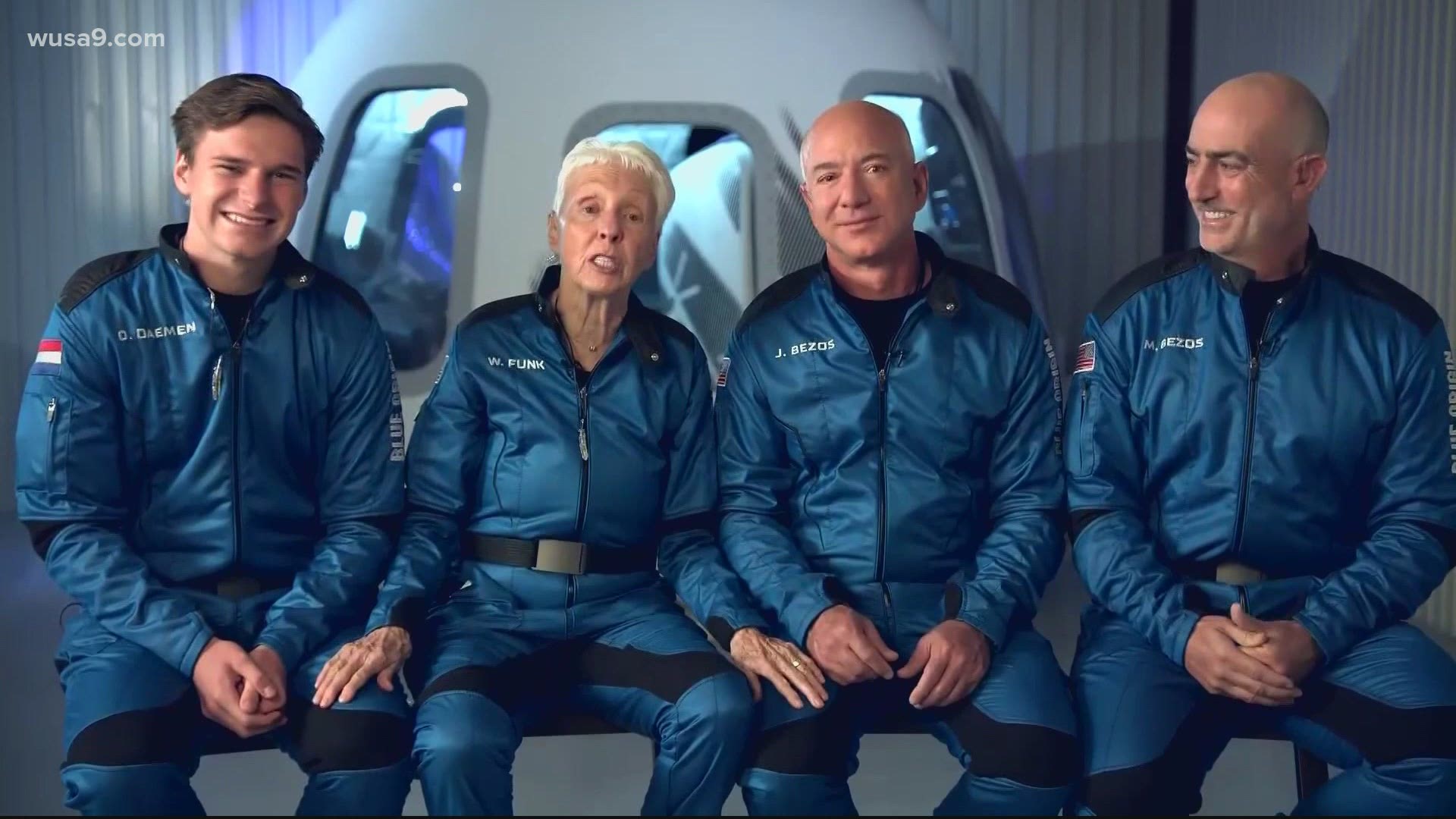 Funk will be the oldest person to go to space on Jeff Bezos' Blue Origin rocket.