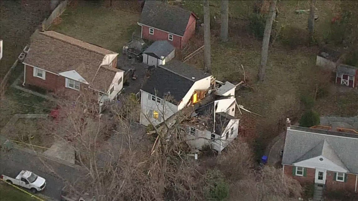 Family displaced after tree falls through home in Montgomery County ...