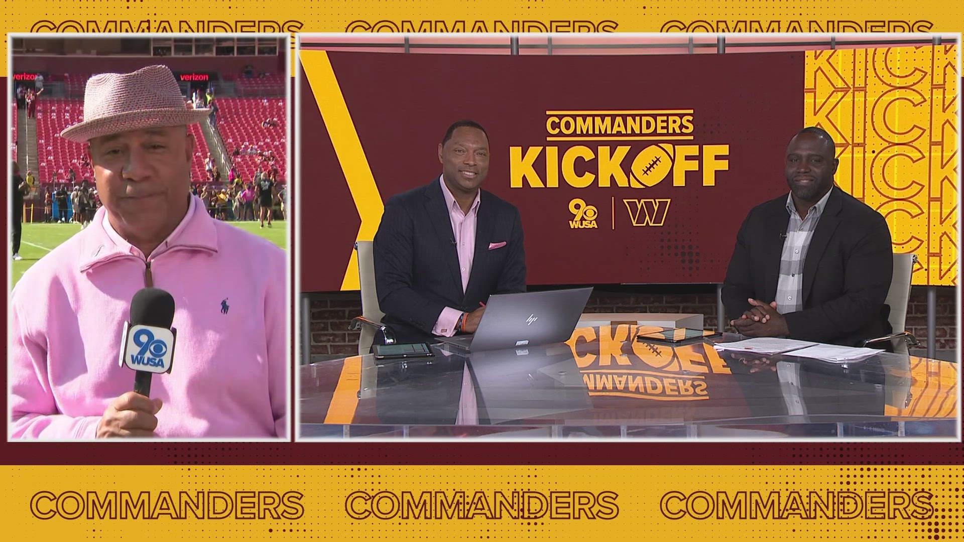 Game day is here! Chick Hernandez, Wisdom Martin, and Shawn Springs are ready to provide in-depth analysis ahead of today's game.