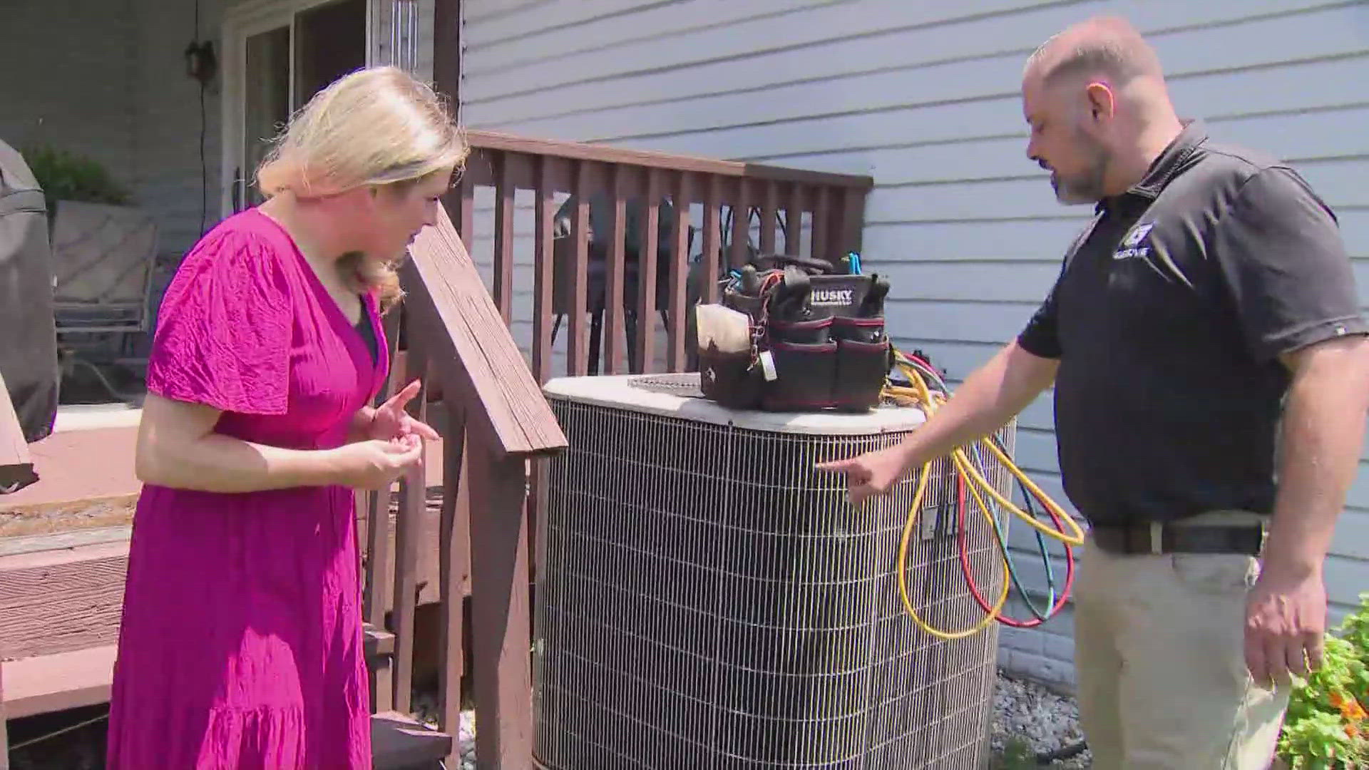 Grove said doing a yearly professional tune up will keep your unit ready for whatever weather comes your way.