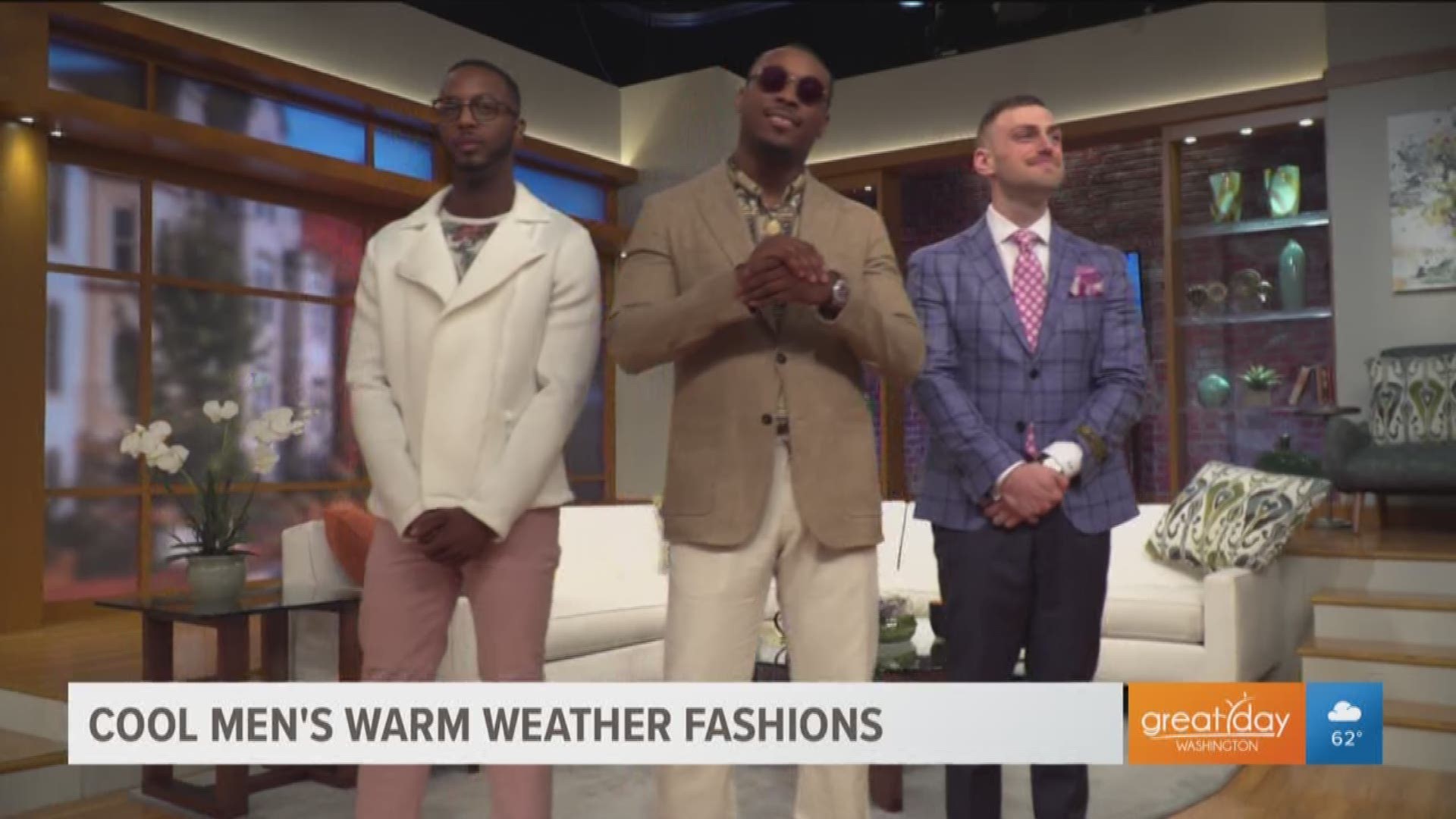 DC Fashion Fool, Barnette Holston shares the top looks for men this summer from head to toe.