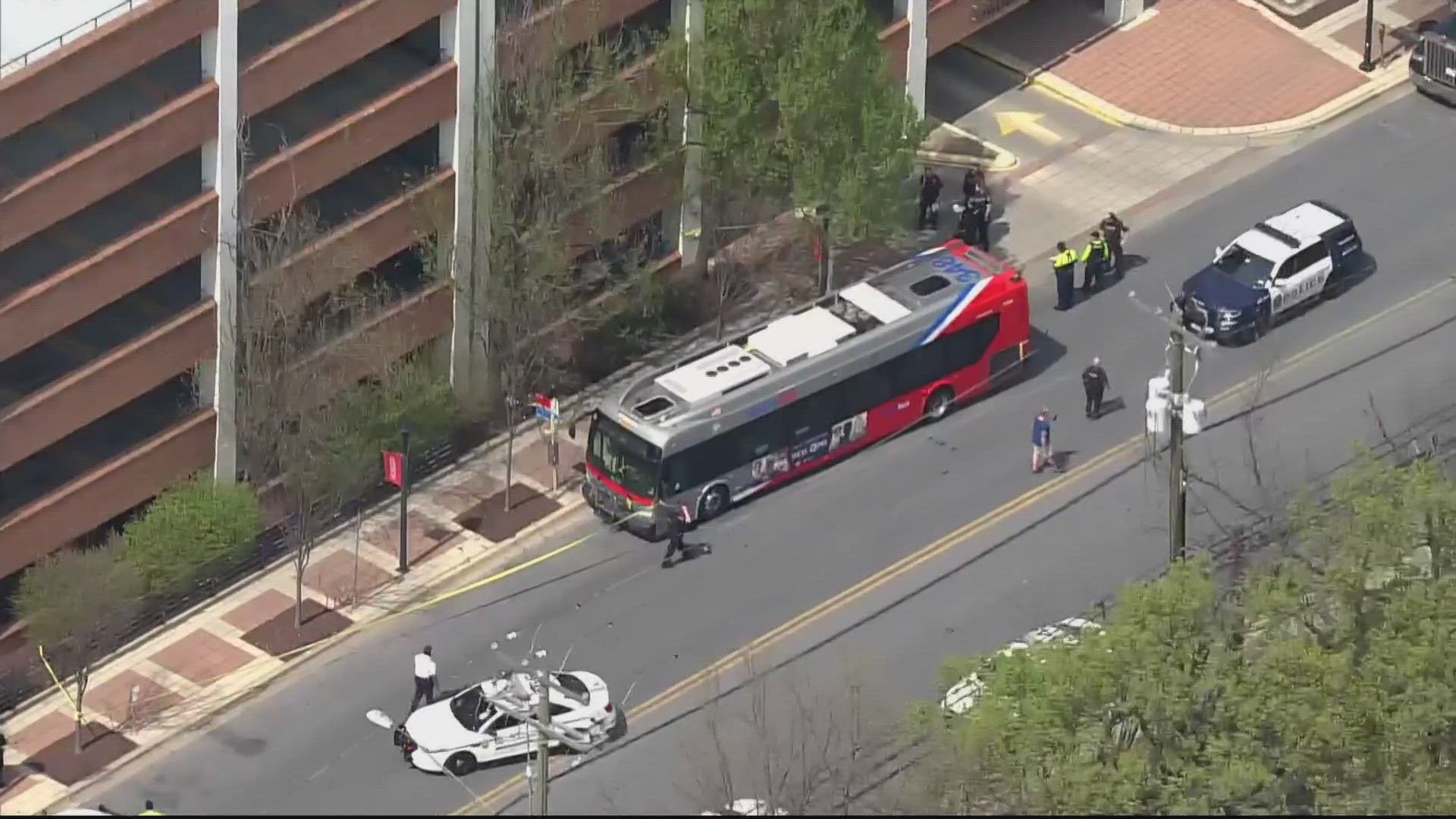 Police are investigating after a man was stabbed to death after getting off a Metro Bus near the Wheaton Metro Station.