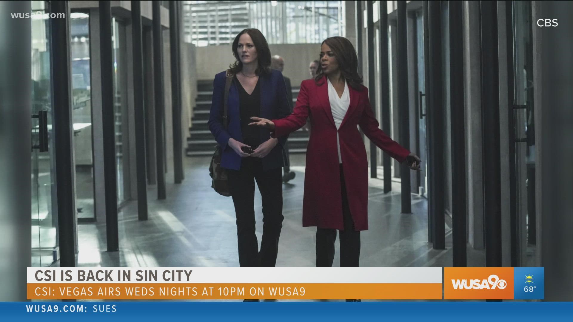 Stars of CSI: Vegas Paula Newsome & Mandeep Dhillon share the new chapter in Las Vegas – the city where it all began. CSi: Vegas airs on Wednesdays on WUSA9.