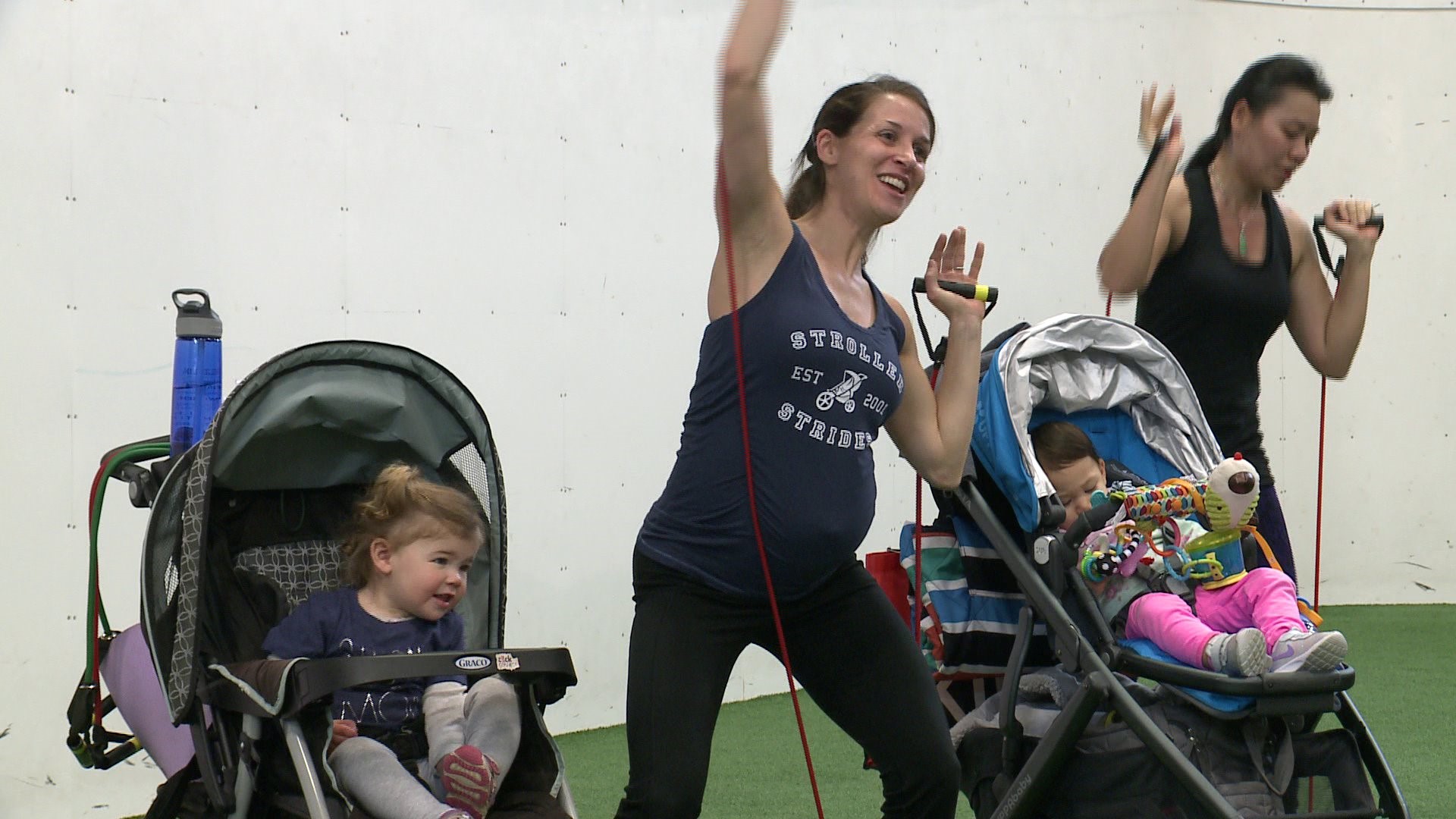 Kelly Ried, owner of FIT4MOM DC shares some exercises that are great for all parents but are especially helpful for new moms.