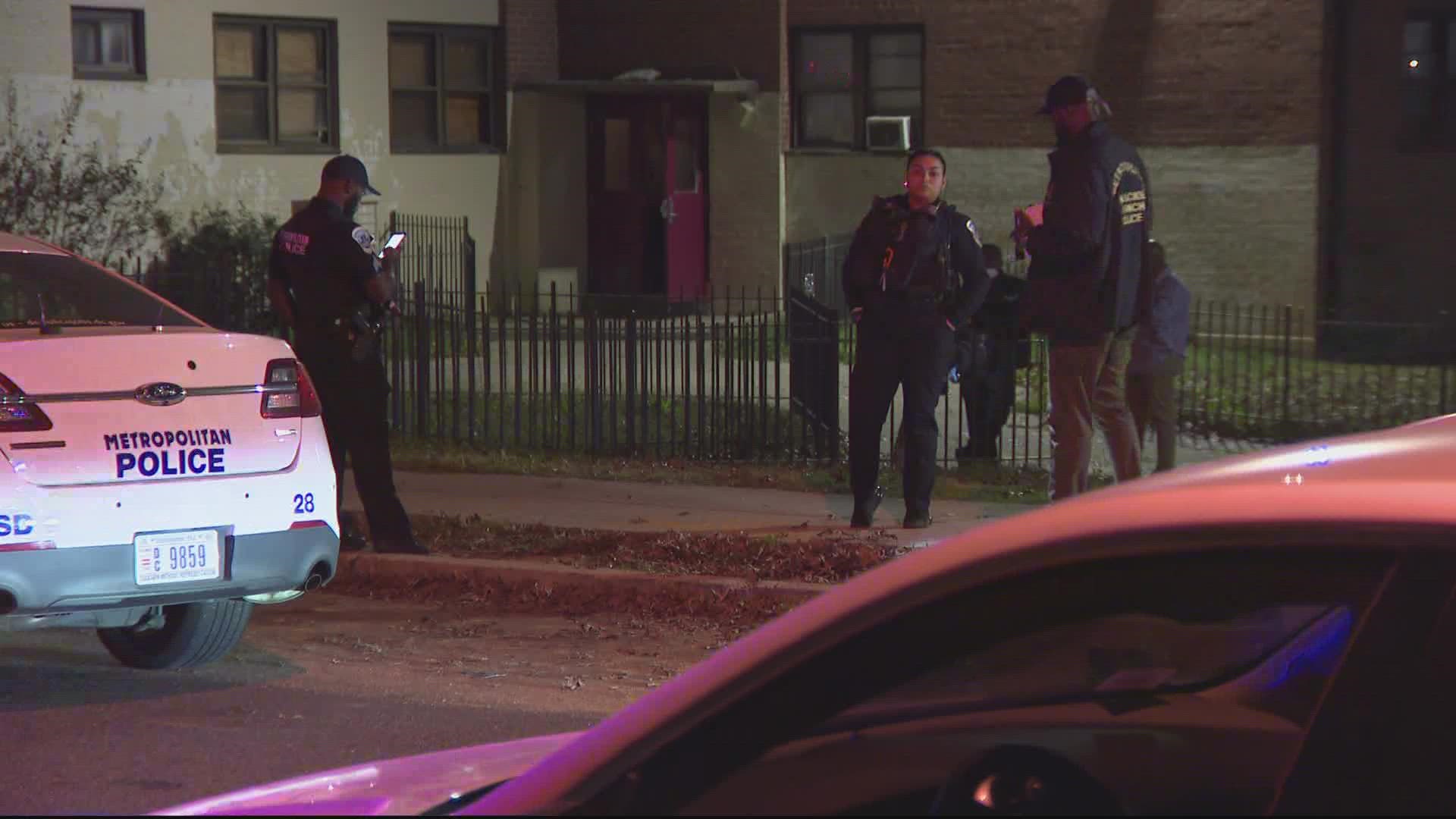 A homicide investigation is underway after a man was shot and killed in Northeast D.C. Thursday evening.