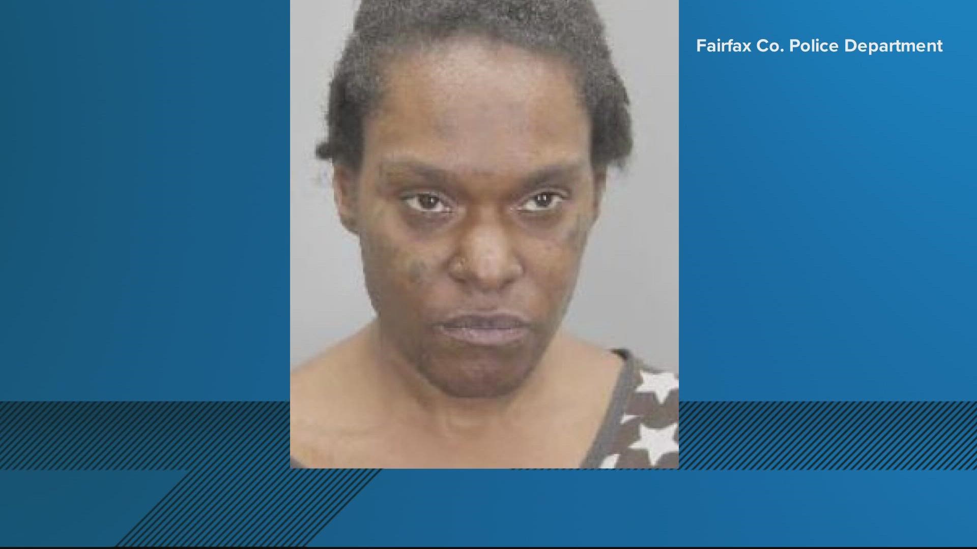 Detectives have arrested a 40-year-old Alexandria woman who they say stole a car Sunday night with a 6-year-old girl inside.