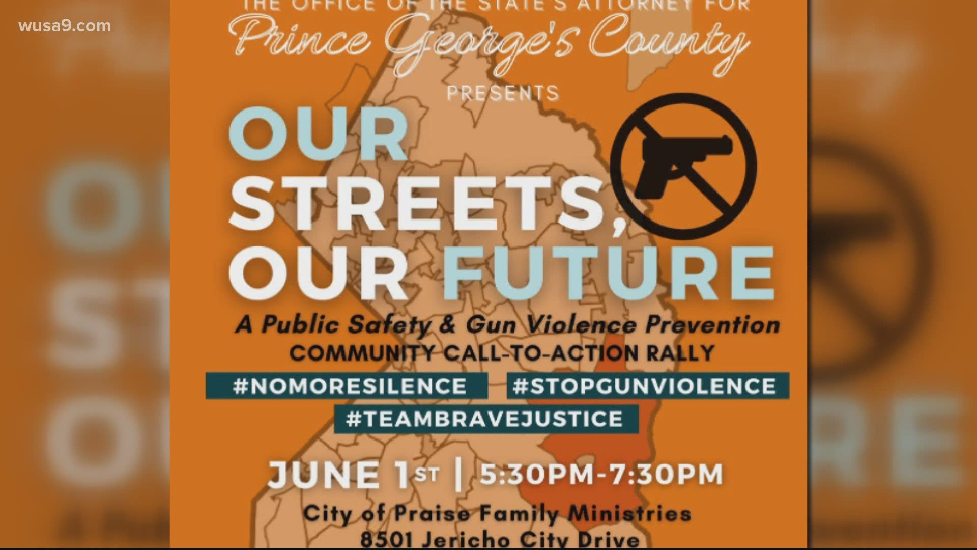 Prince George's County hosts Our streets, Our future at the City of Praise Ministries on Jericho City Drive in Landover.