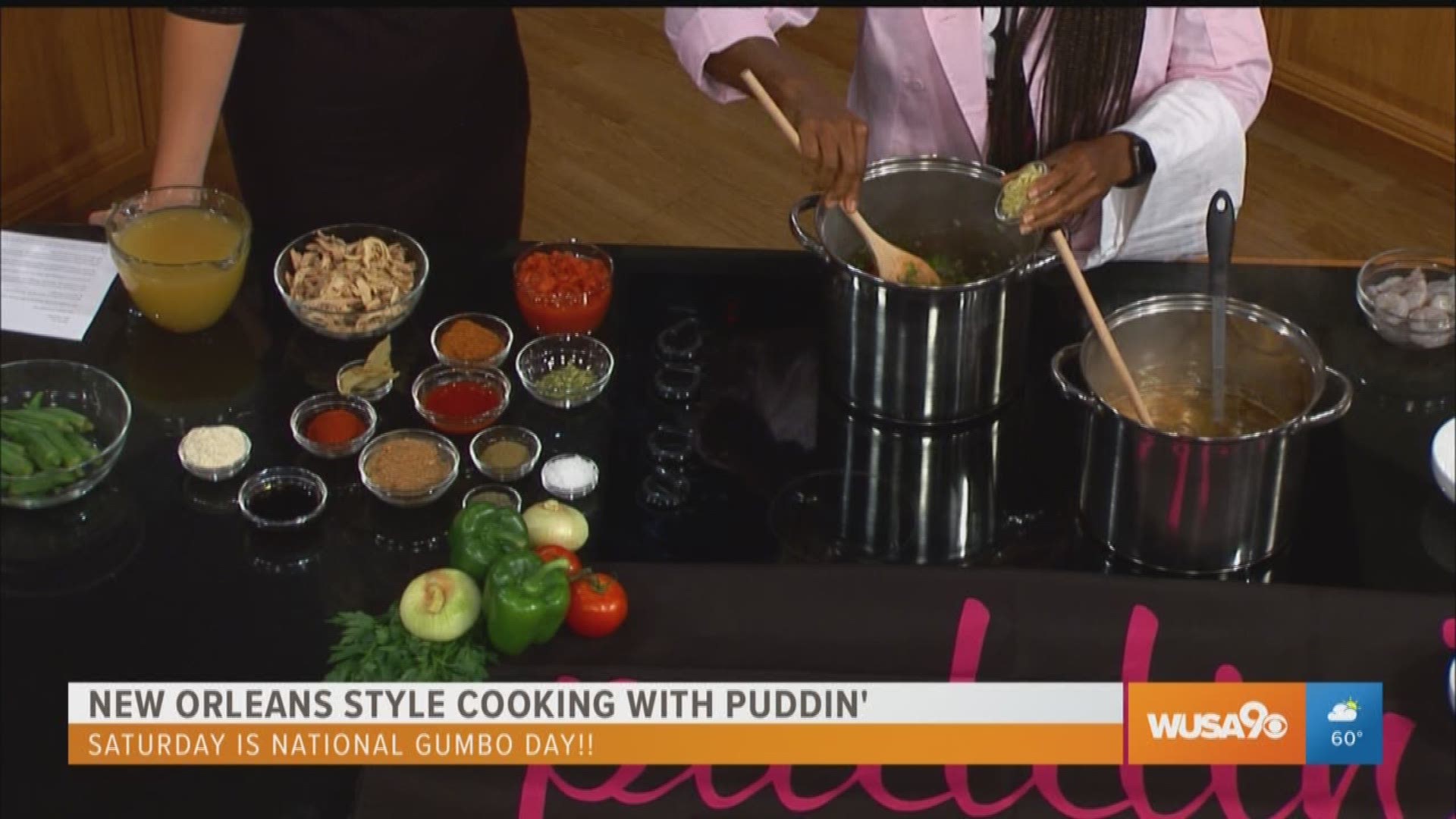 Toyin Alli of Puddin' shares a roux-less gumbo recipe to recreate for National Gumbo Day, this Saturday, Oct. 12, 2019. Find the full recipe on the Great Day website