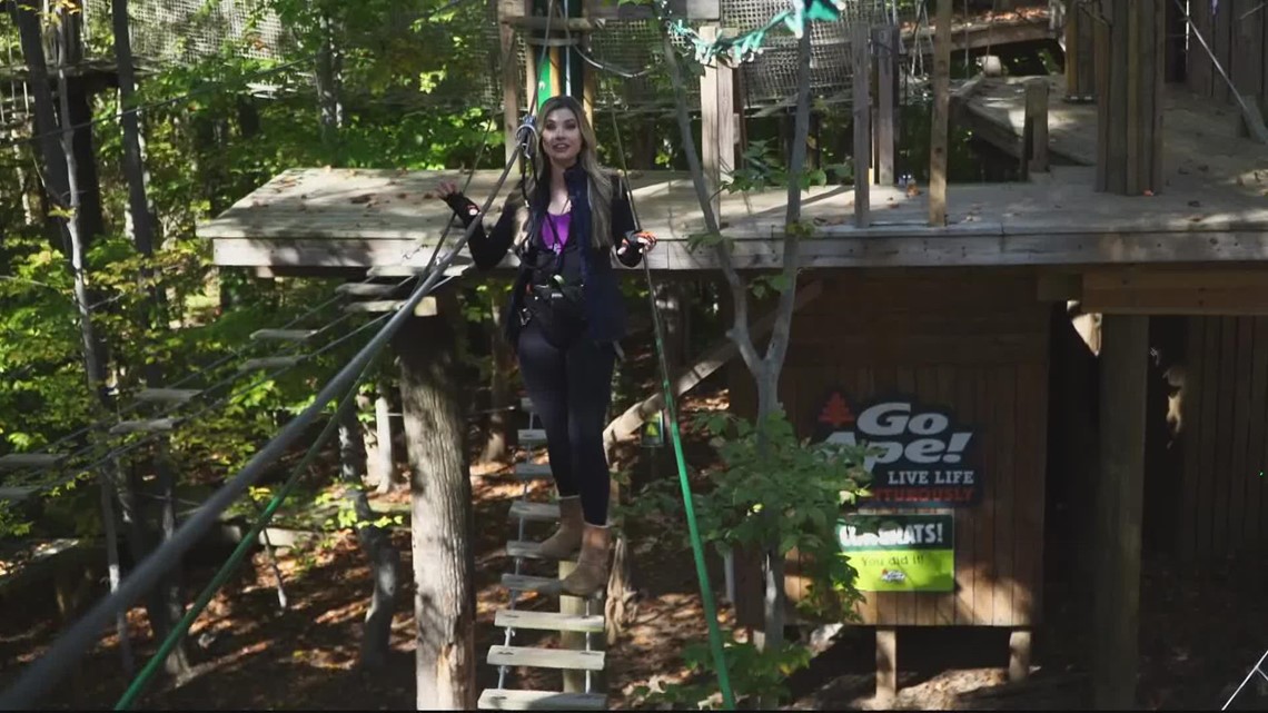 Test your fear of heights and monsters at Go Ape Adventures