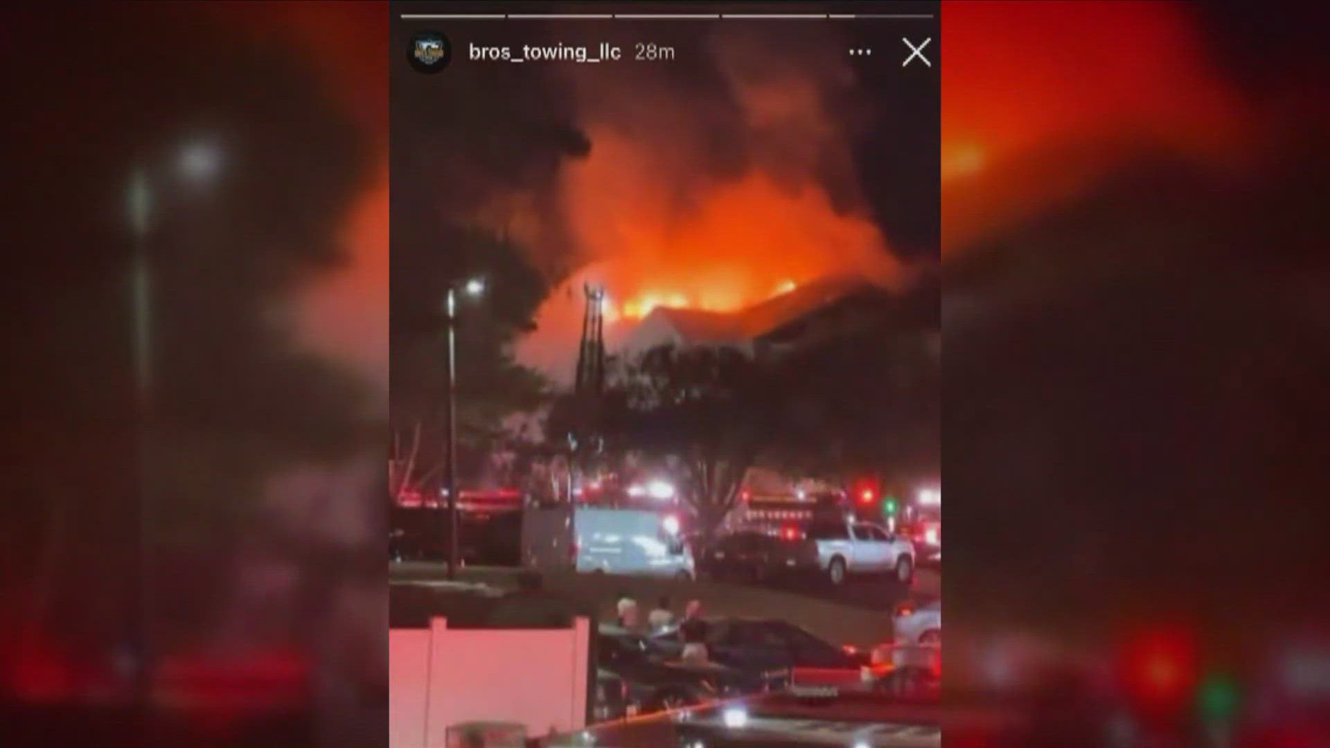 Two people are dead and a child is in critical condition at the hospital after a large fire at an apartment in Largo Tuesday morning.