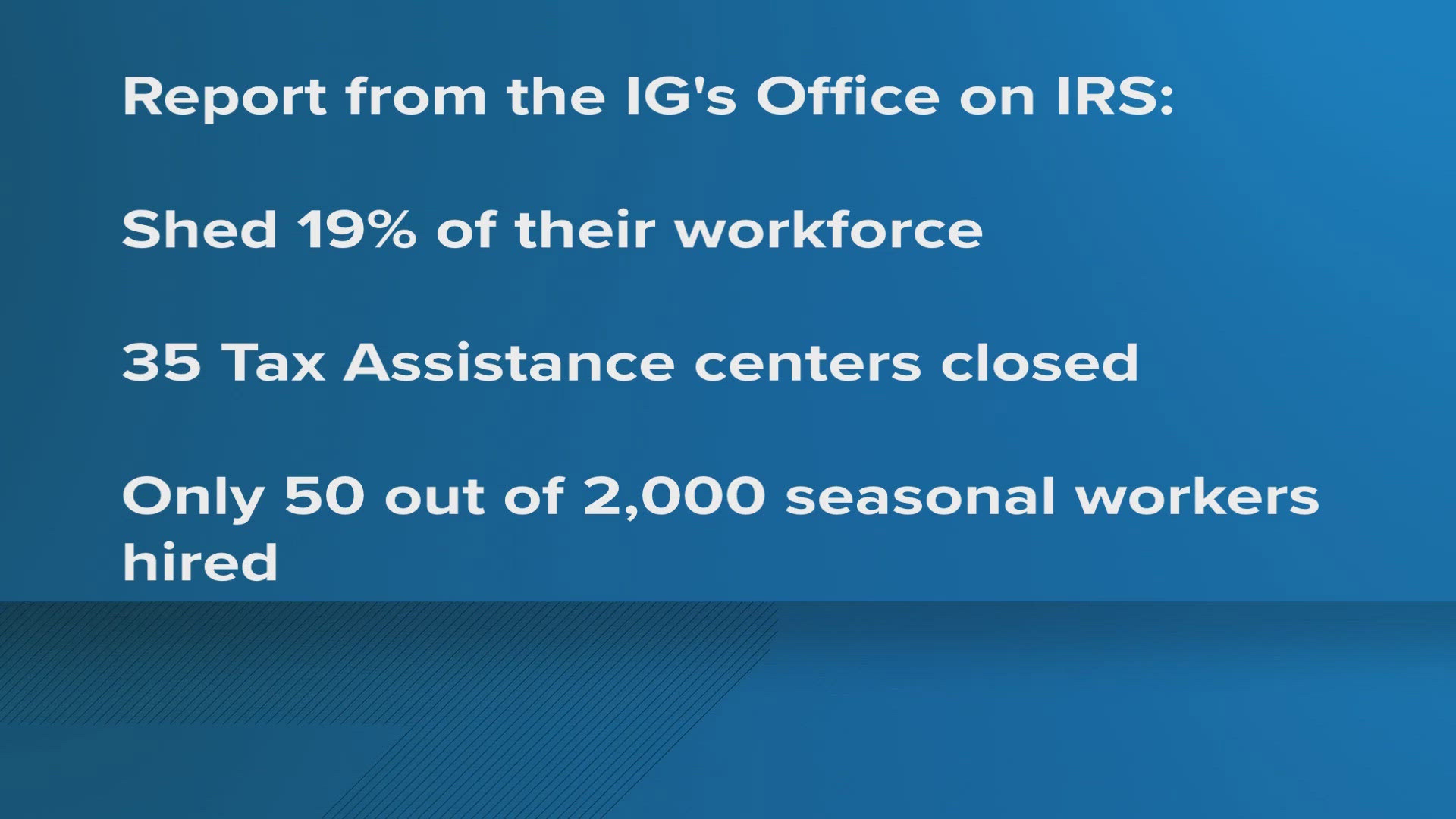 IRS work force reductions prompting concerns | wusa9.com