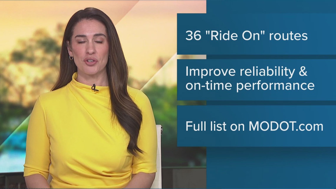 Montgomery County bus schedules will be adjusted on 36 'Ride on Bus' routes