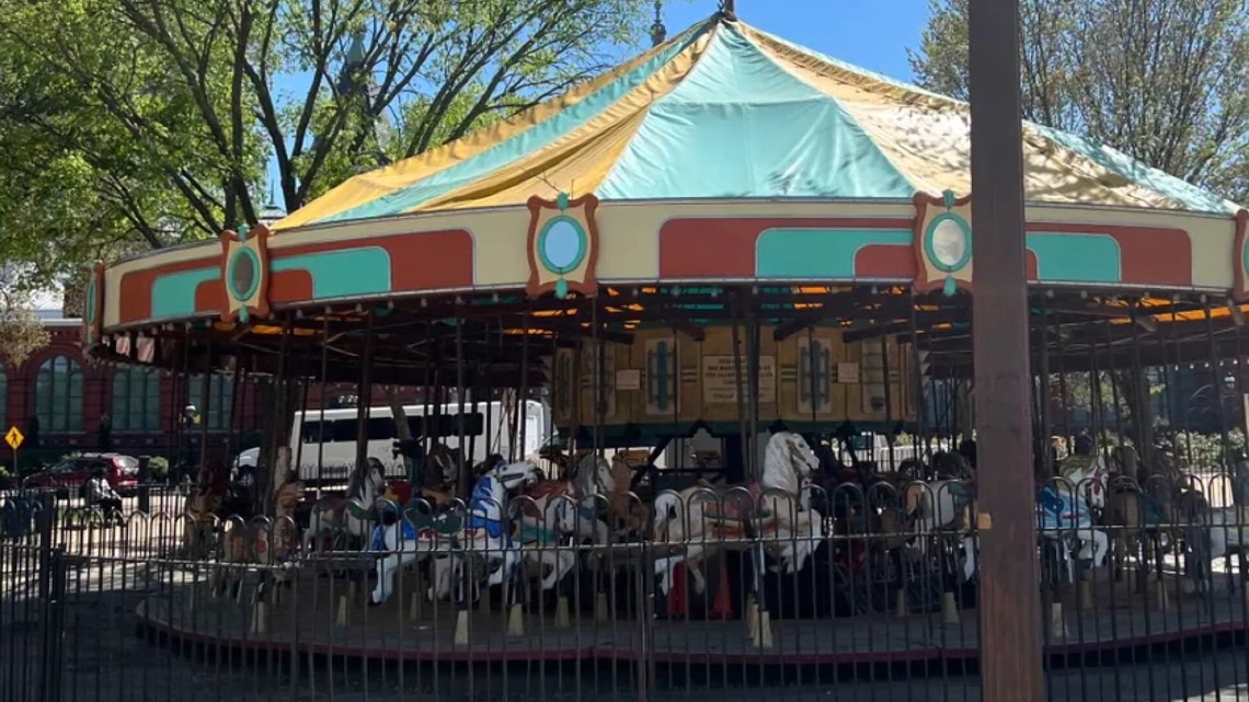 Carousel Colonial Historic Smithsonian Carousel reopens after 3 years! | wusa9.com