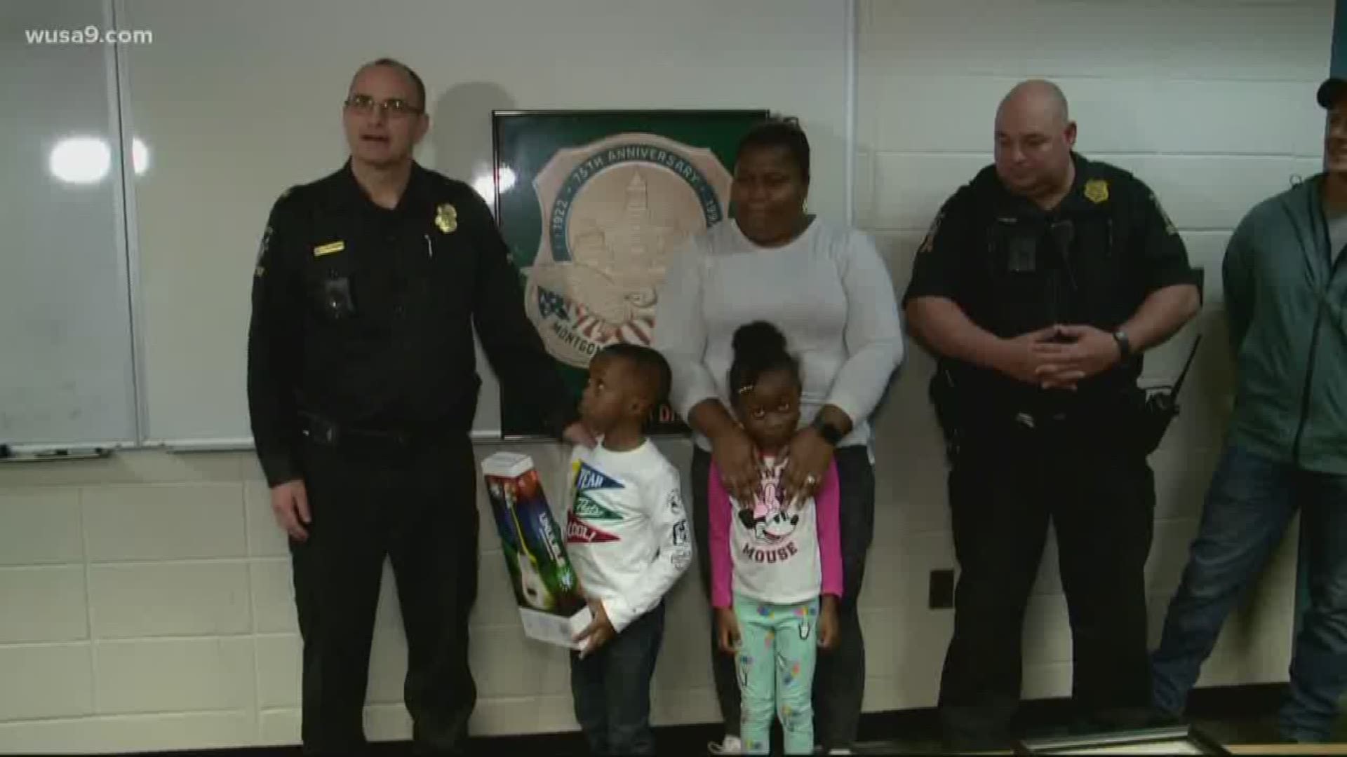 The four-year-old is being honored with the Commander's Certificate of Appreciation after helping officers find his mom who was in medical distress.