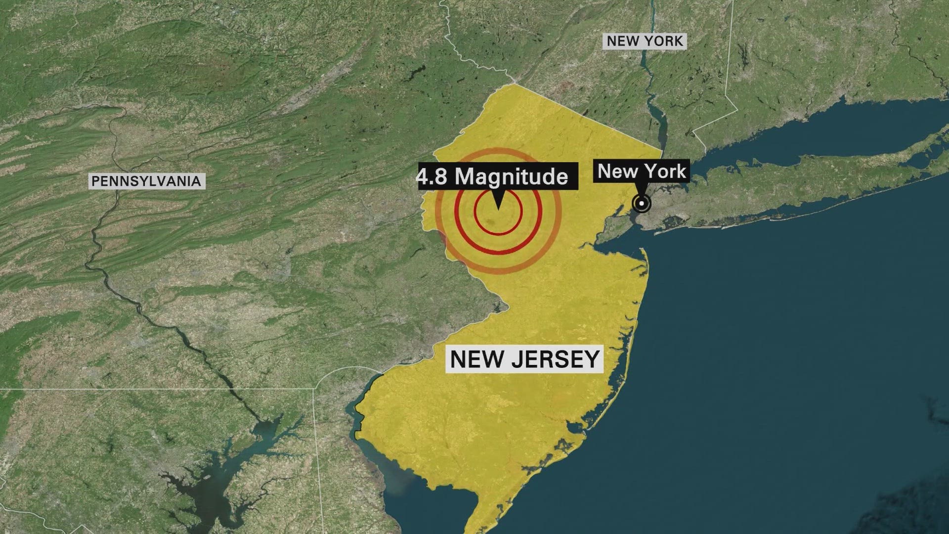 Earthquake shakes New York, East Coast region