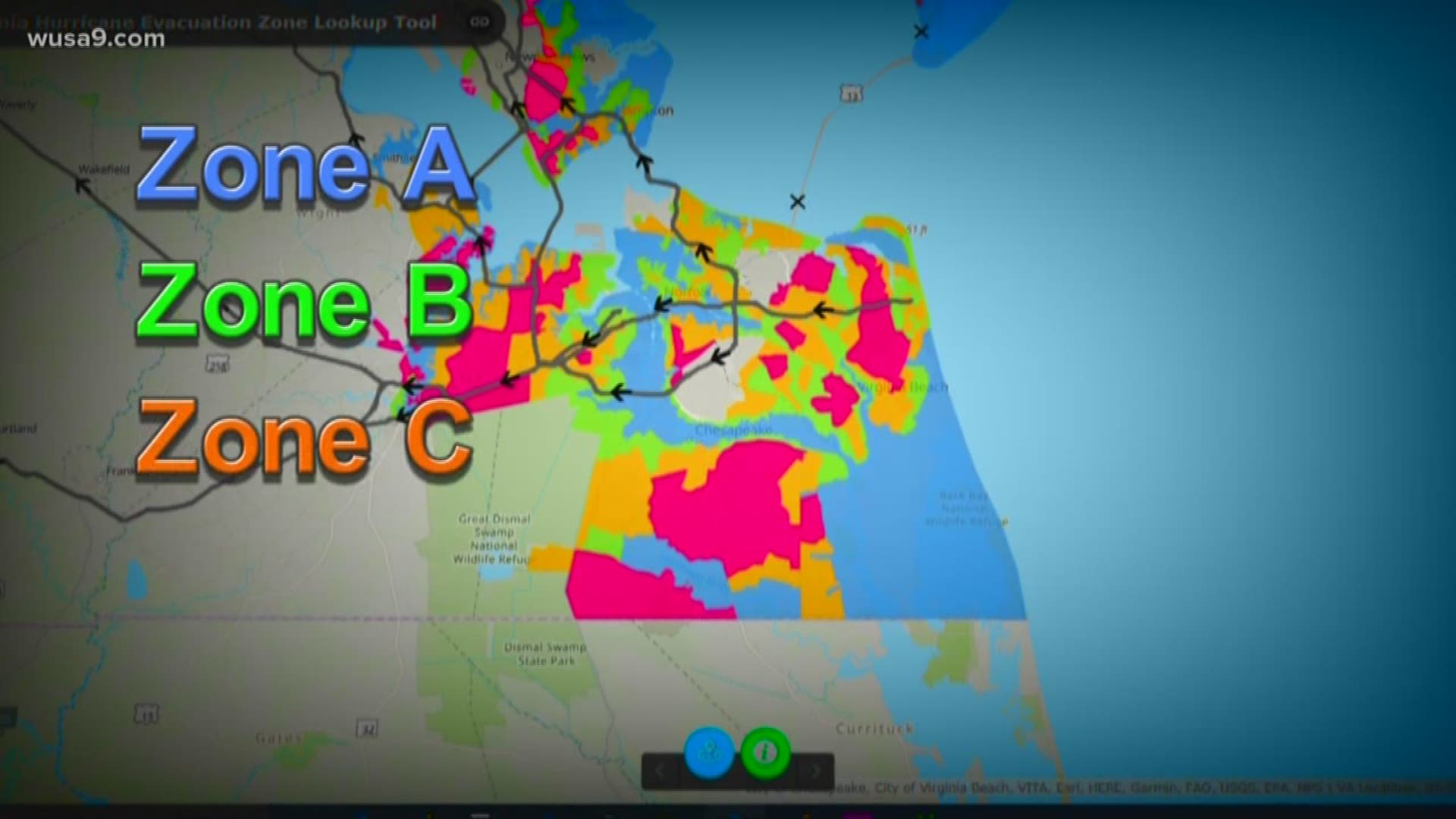 Virginia State of Emergency Zone A evacuated ahead of Hurricane