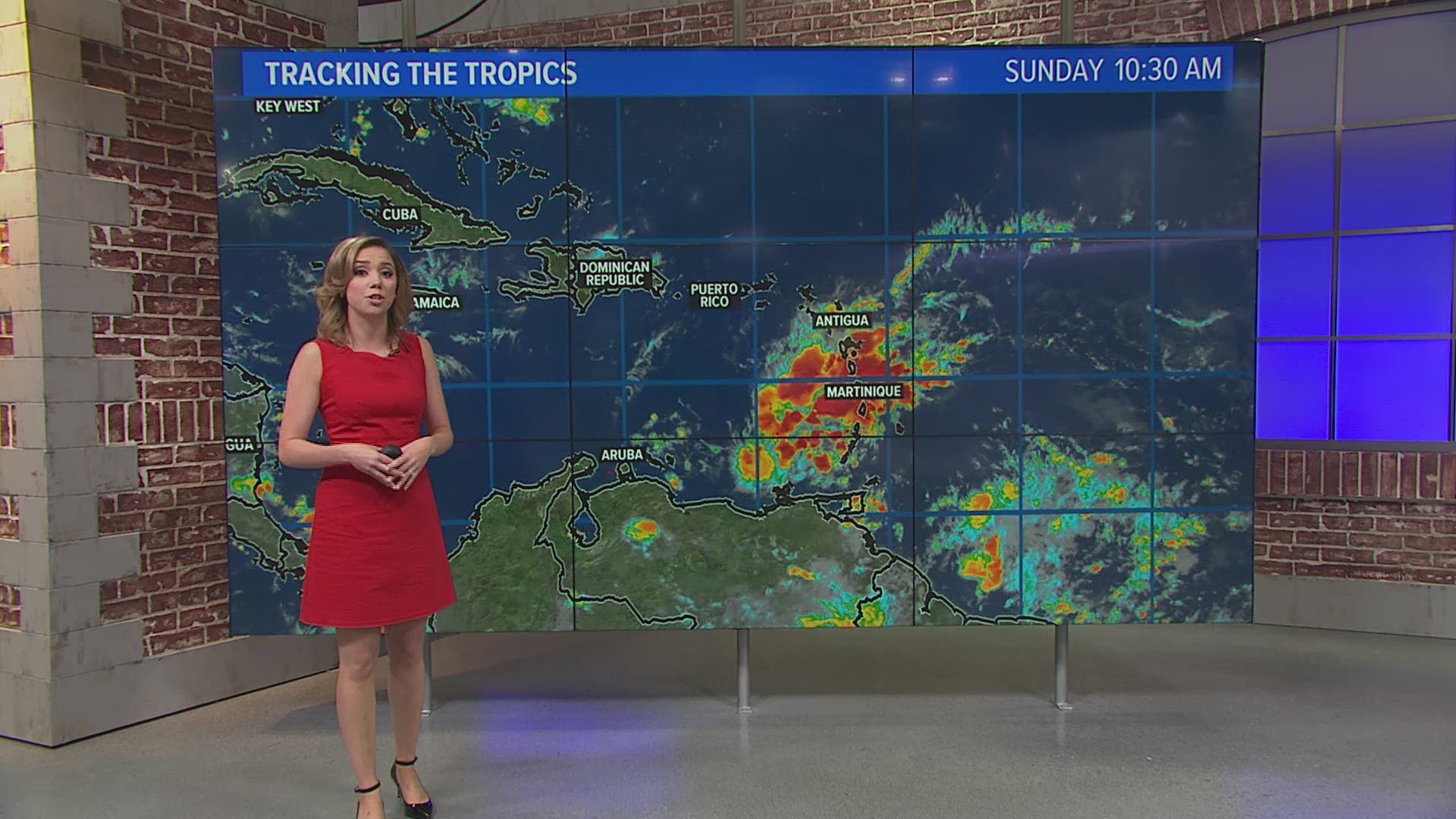 The tropics may start to heat up this week as we track a tropical wave moving westward towards PR, Hispanola, and Cuba.