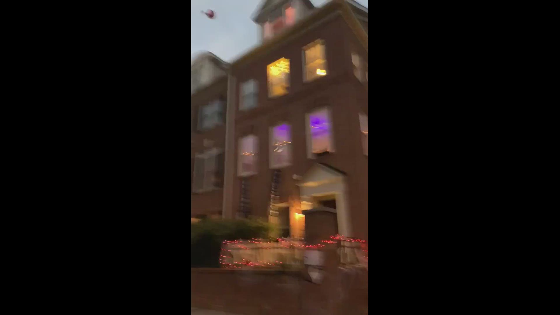A couple in McLean, Virginia, got creative with parachutes in order to get candy to trick or treaters during the COVID-19 pandemic.
