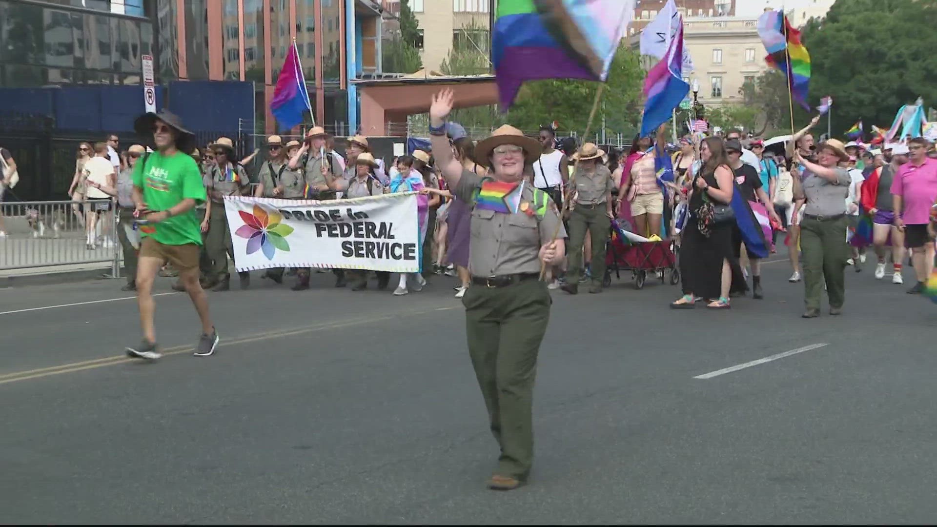 Thousands from LGBTQ+ community march in Capital Pride Parade