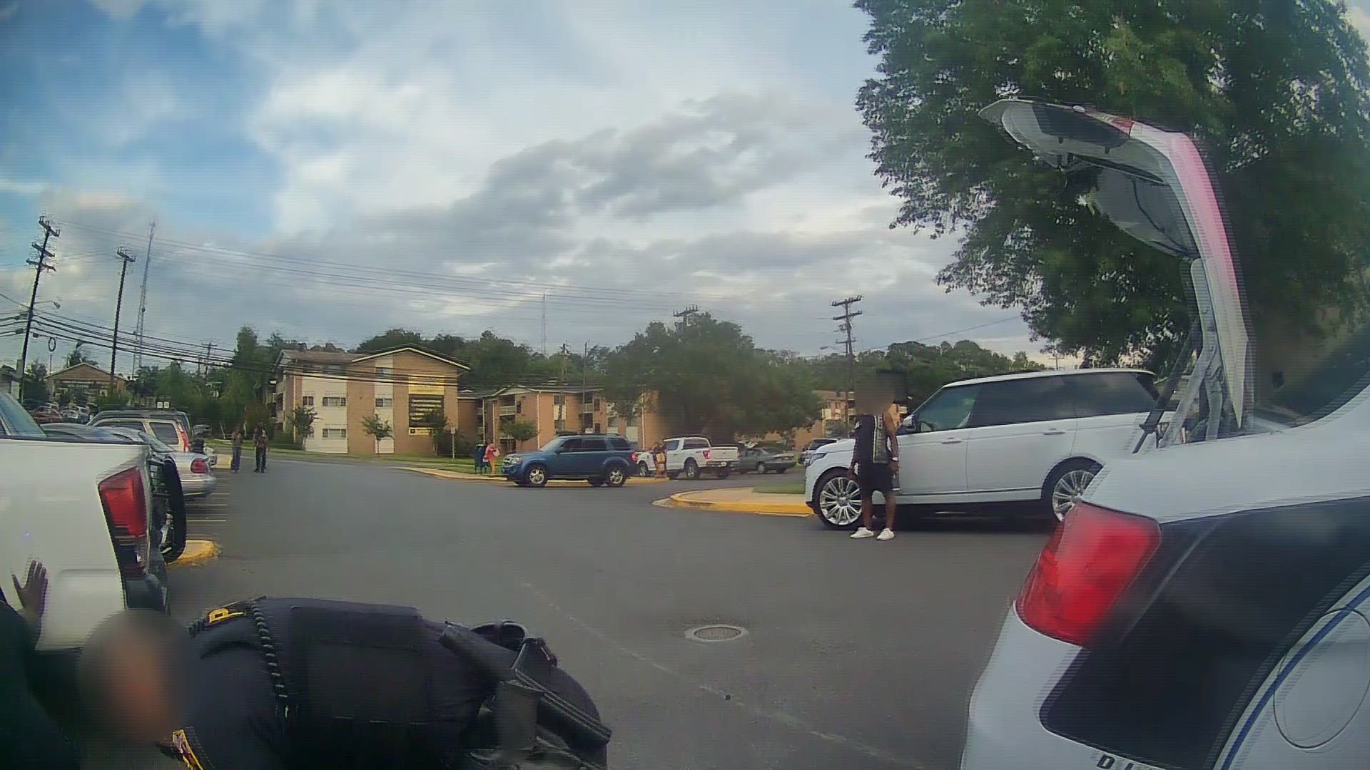 Body worn camera video shows former New Carrollton Sgt. Jeffery Harris place a suspect into a cruiser upside down. He was later found guilty of assault.