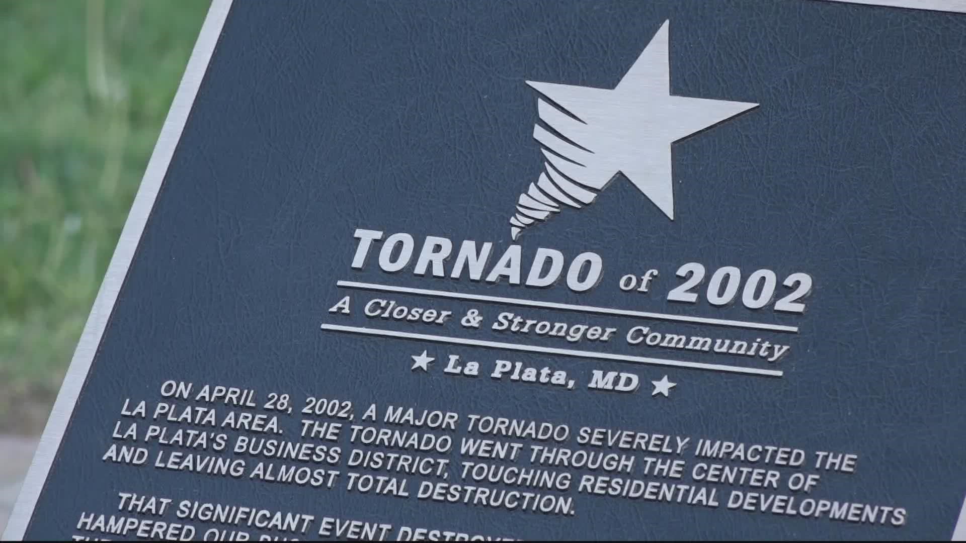 20 years to the day, this small town of about 9,000 marked the biggest tornado to ever hit the D.C. region.