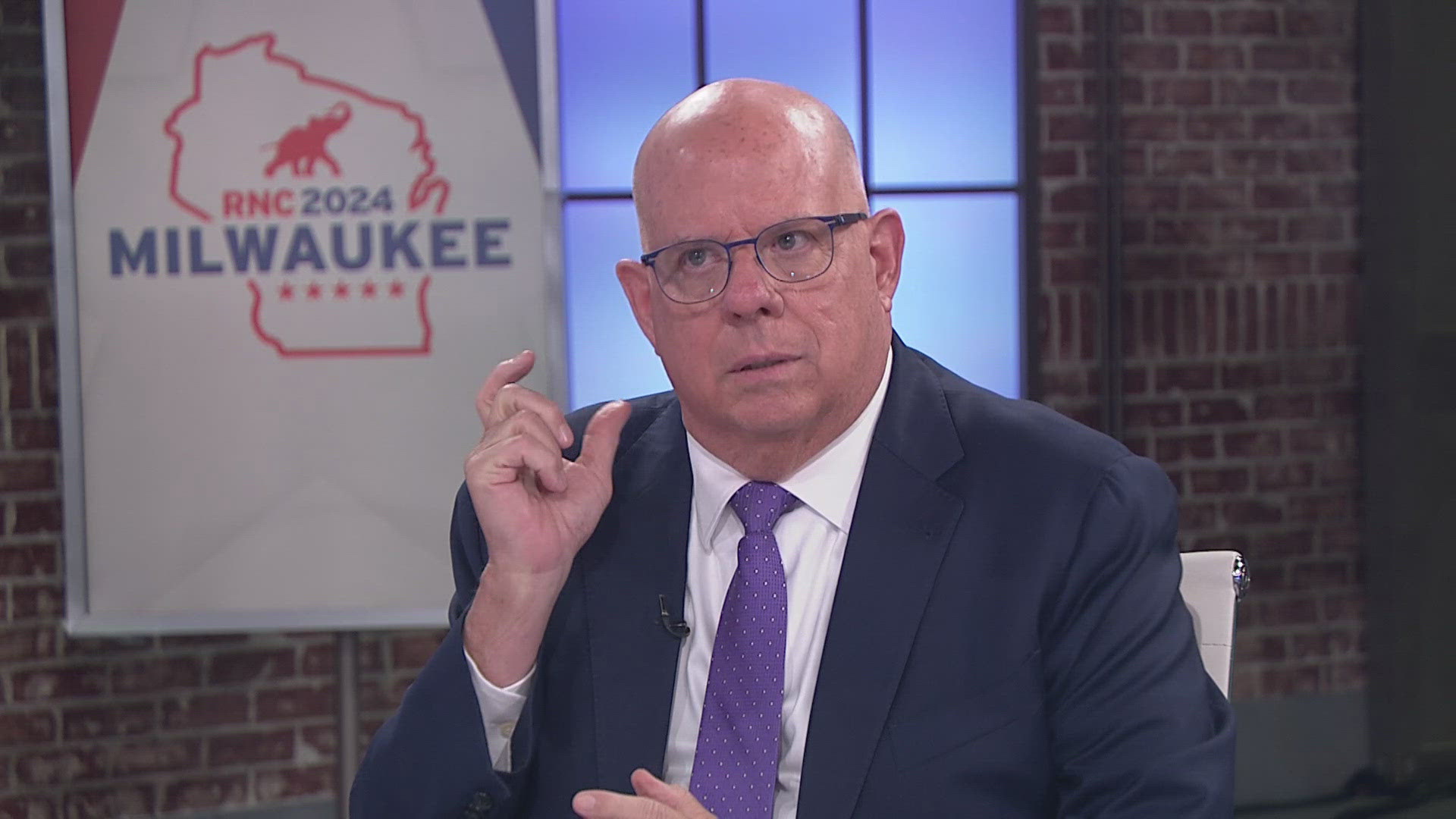 Former Maryland Governor -- and current U-S Senate Candidate -- Larry Hogan joins us live in studio.