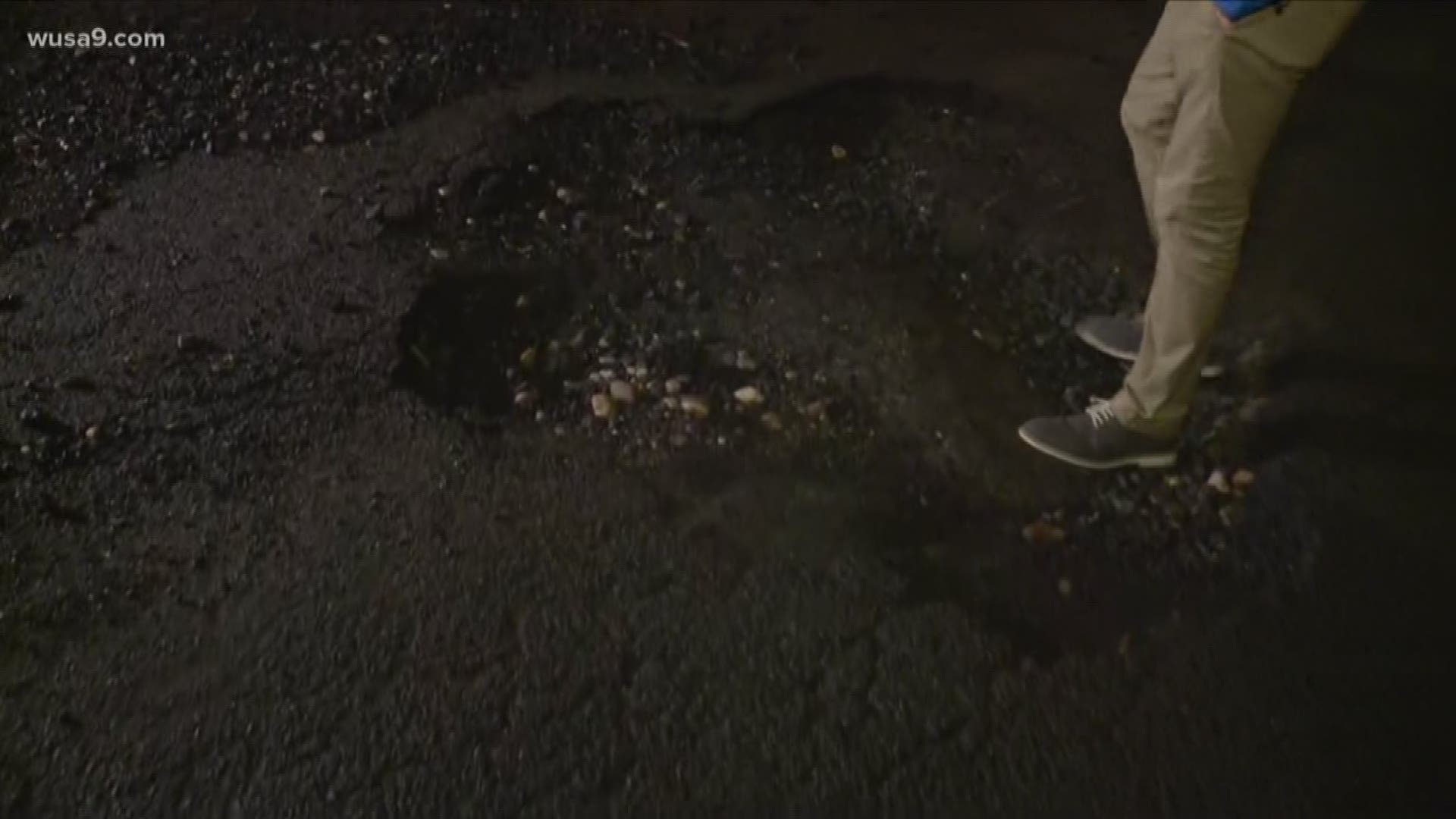 The pothole issue in the DC area is getting worse.