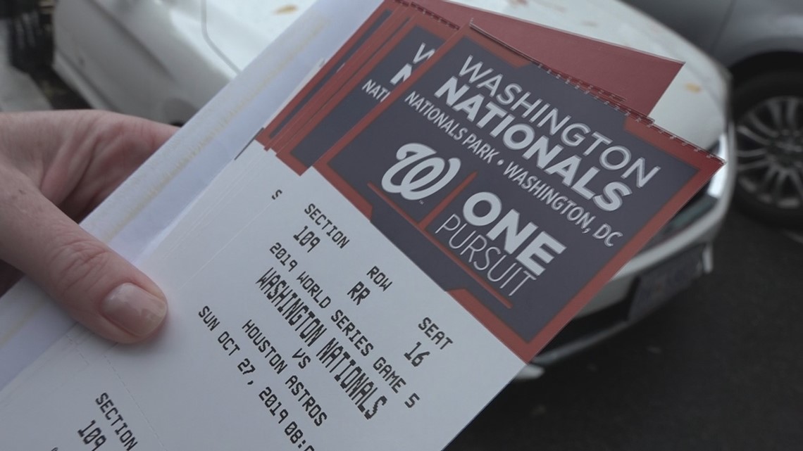 Washington Nationals World Series Ticket Collection