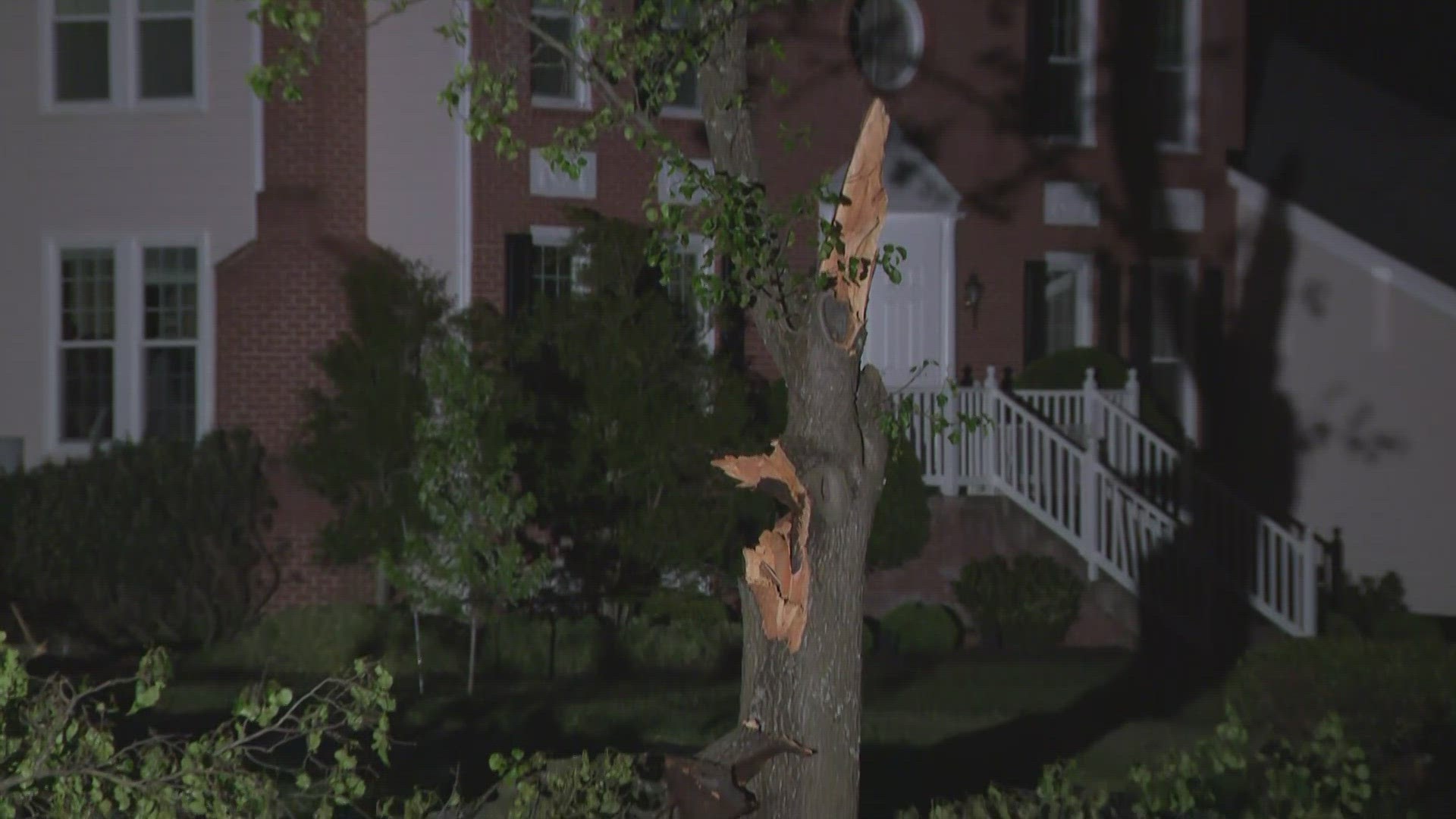 Montgomery County neighbors are still cleaning up after a tornado touched down Saturday.