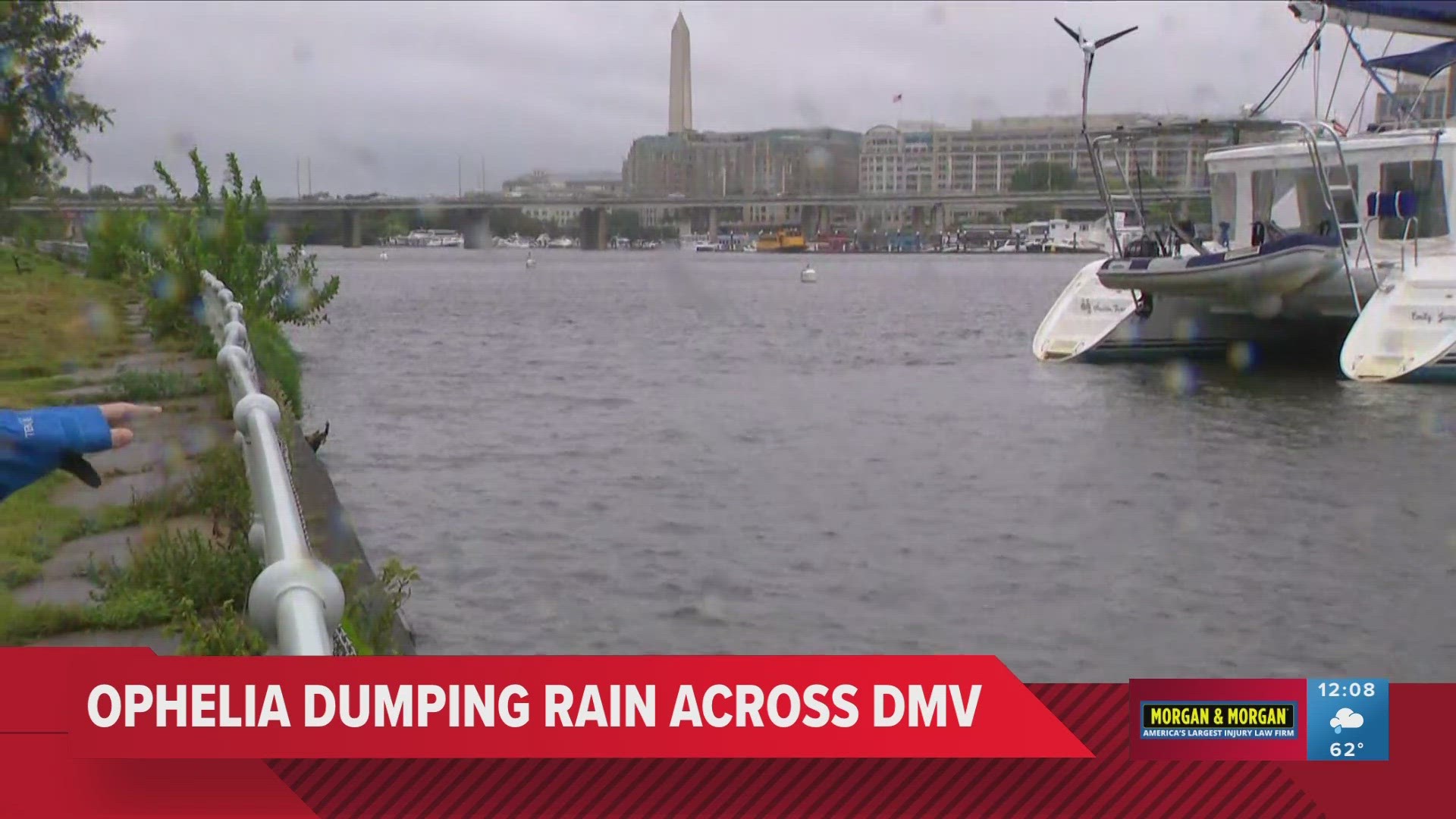 The coastal storm is causing some flooding in some areas of D.C.
