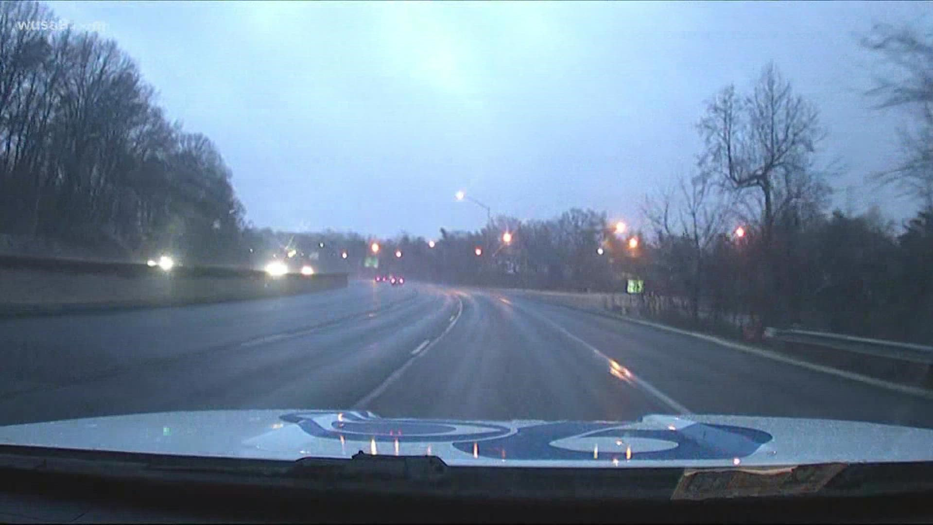 The WUSA9 Weather Explorer is cruising through the streets searching for accumulating snow Sunday morning.