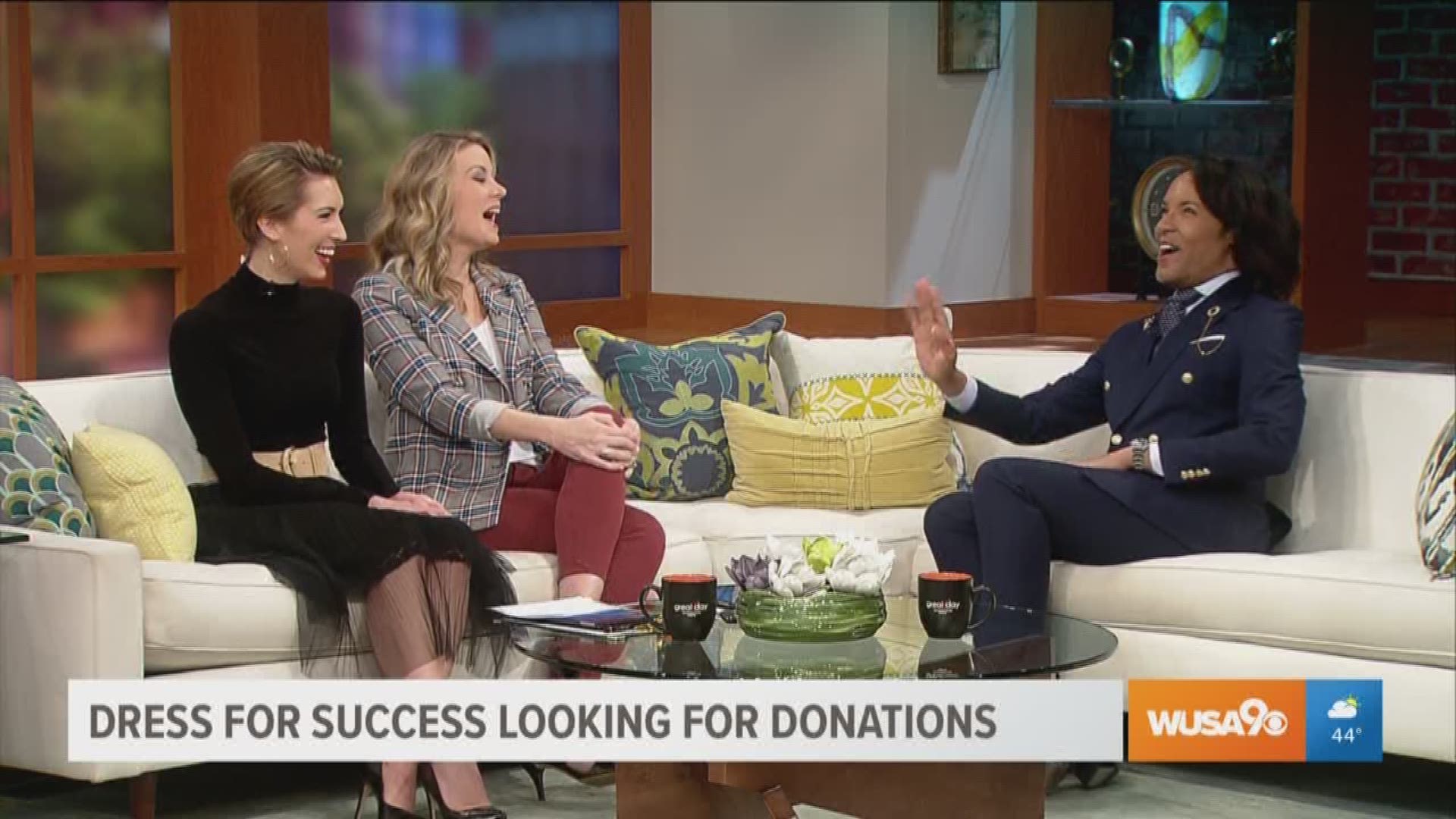 Paul Wharton talks topics of the day and the Dress for Success suit collection on March 6th at Pret a Manger on Pennsylvania Ave SE from 8am-1pm.
