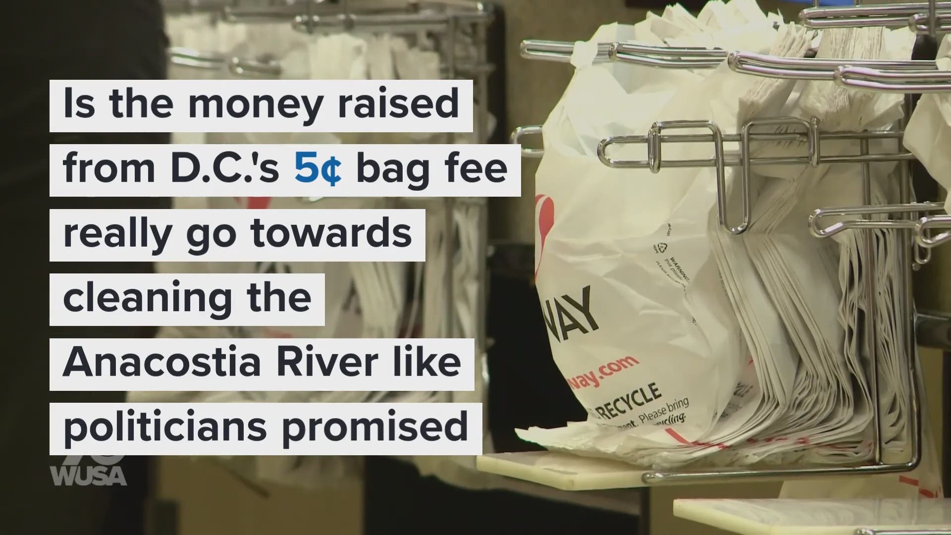 A viewer asked the Verify team to follow the money. Do the funds raised really go towards cleaning the Anacostia River like politicians promised?