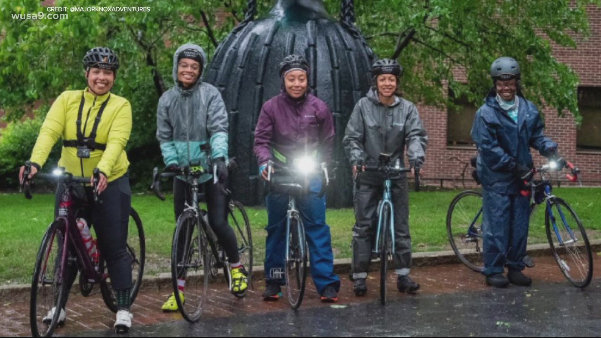 The group of women traveled 250 miles in 65 hours for a good cause.