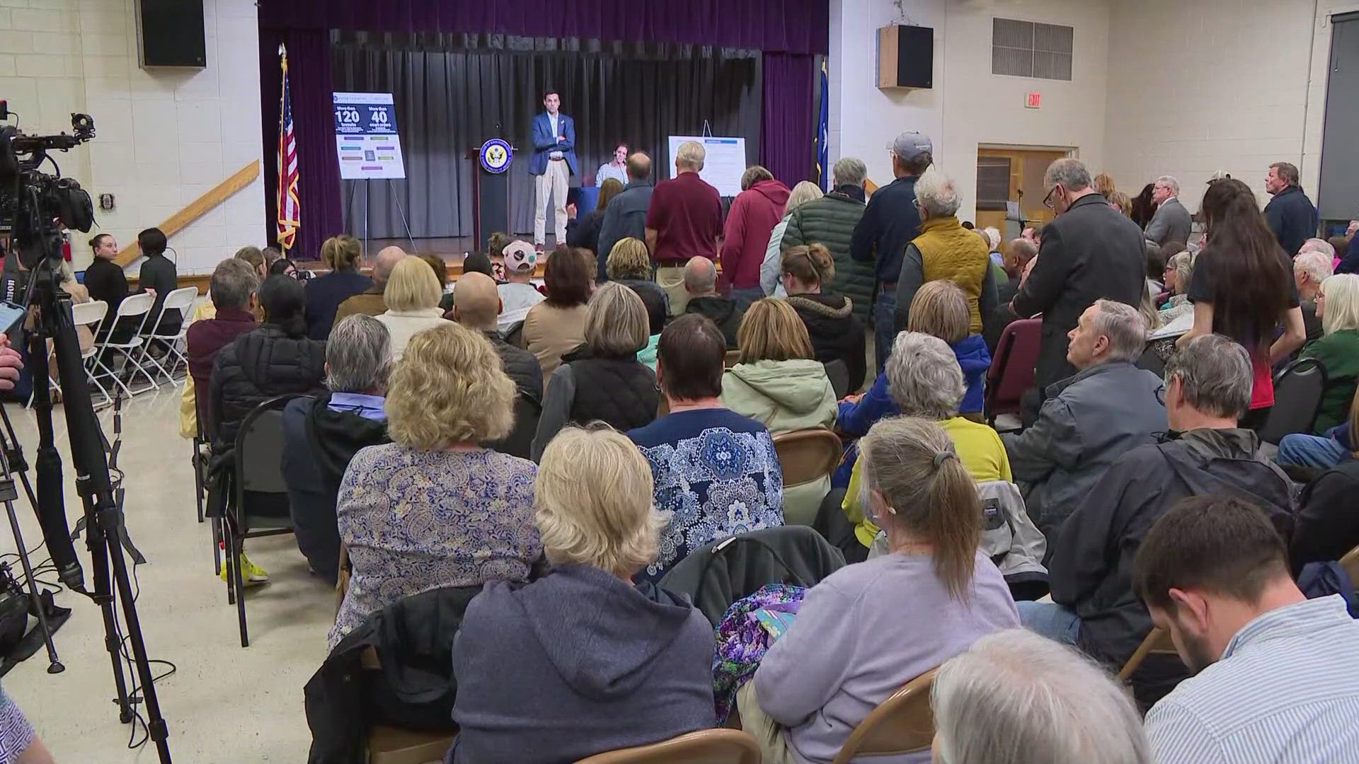 It's one of the first local events we've seen locally hosted in an area with more Republican voters.