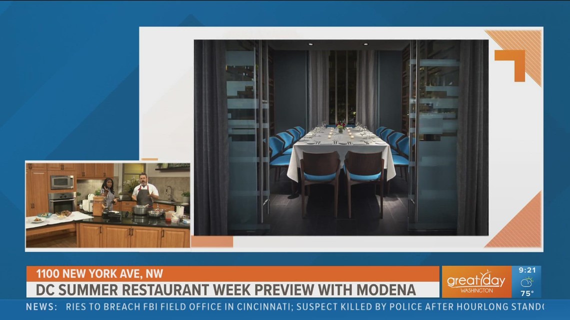 Get a taste of Italy with the upscale Modena restaurant in Northwest DC