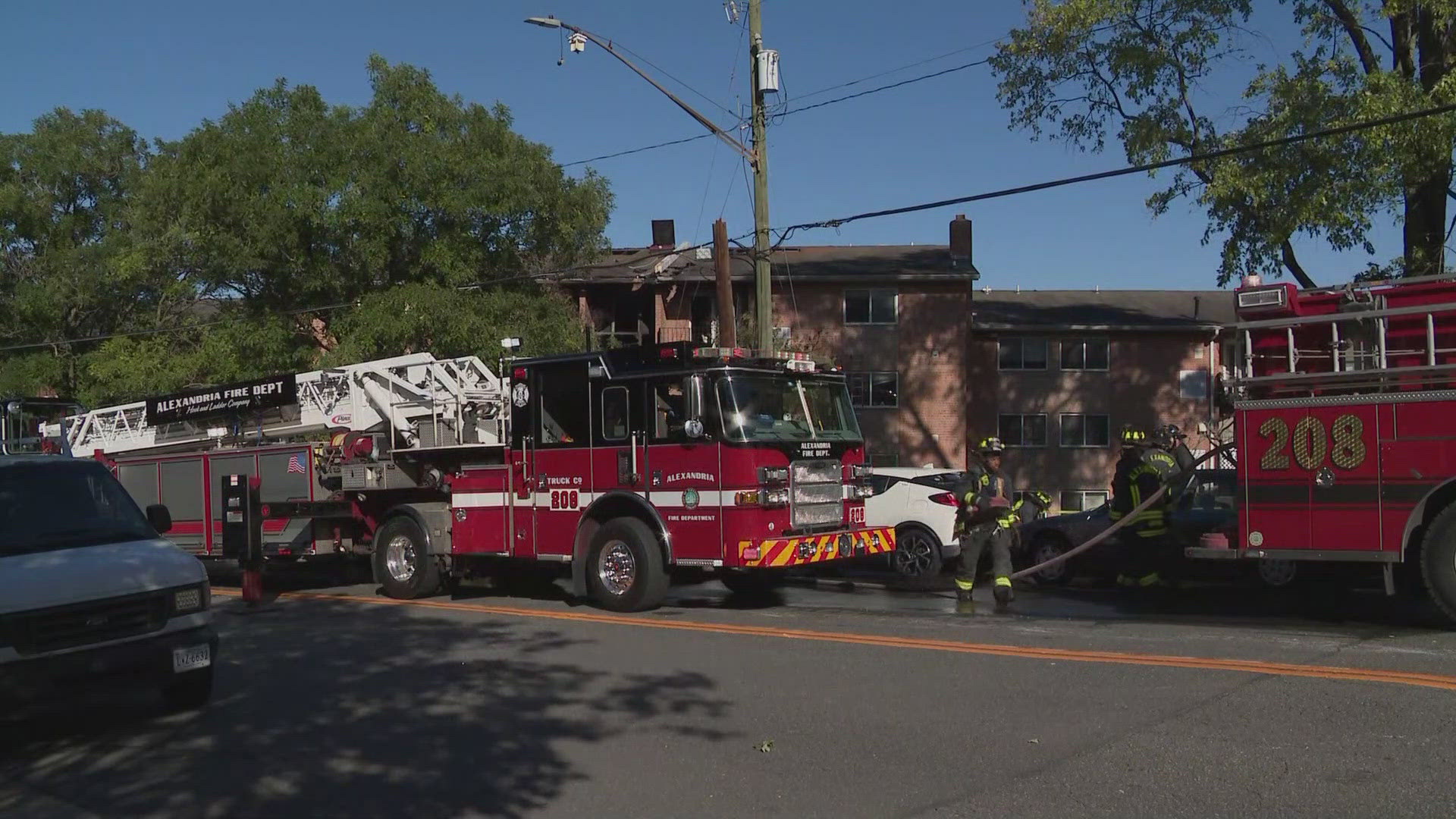 According to the Red Cross 11 families were impacted by fire. The fire marshal is investigating the cause of the fire.