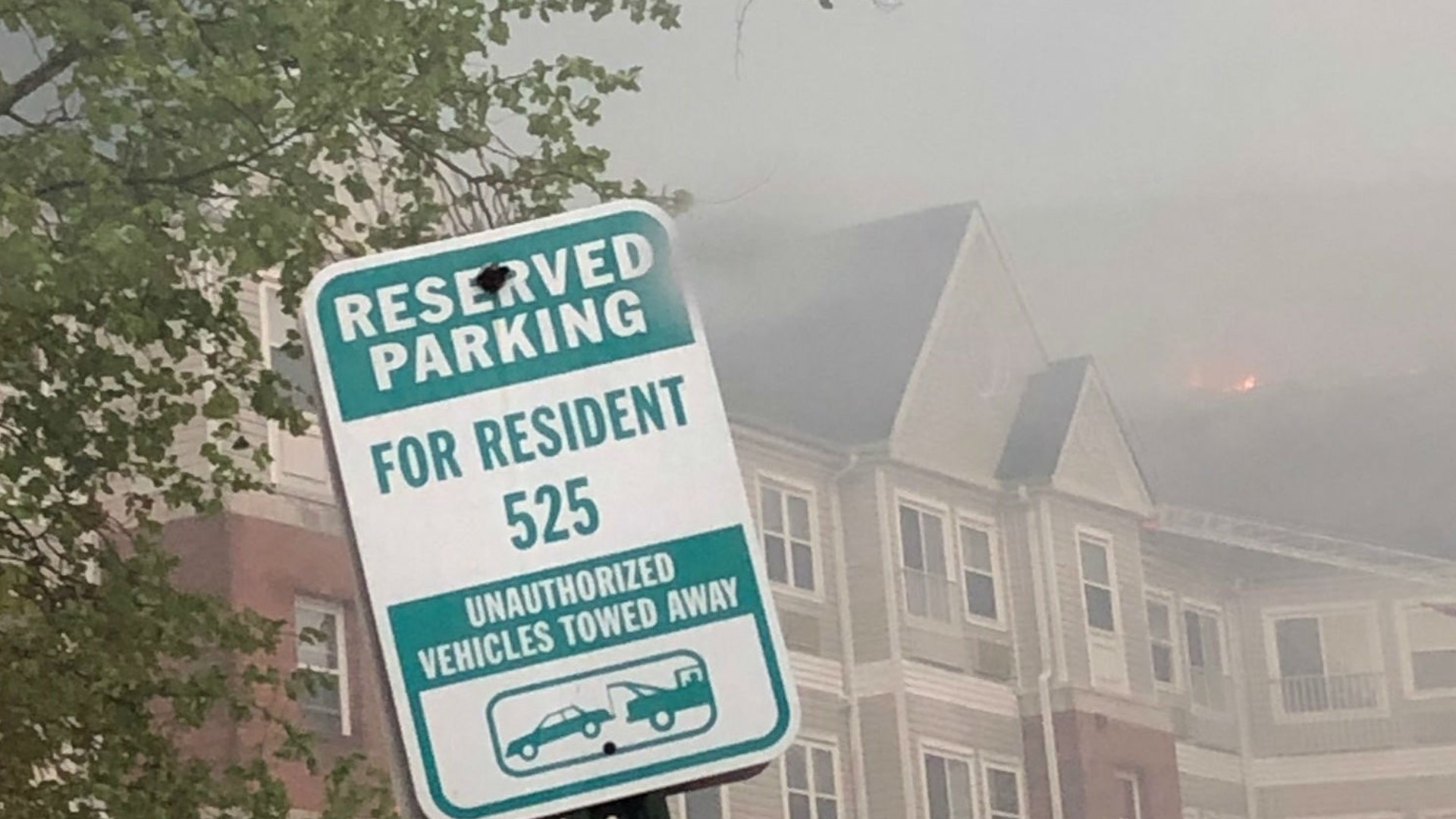 Lightning strike starts fire at senior living apartment complex | wusa9.com