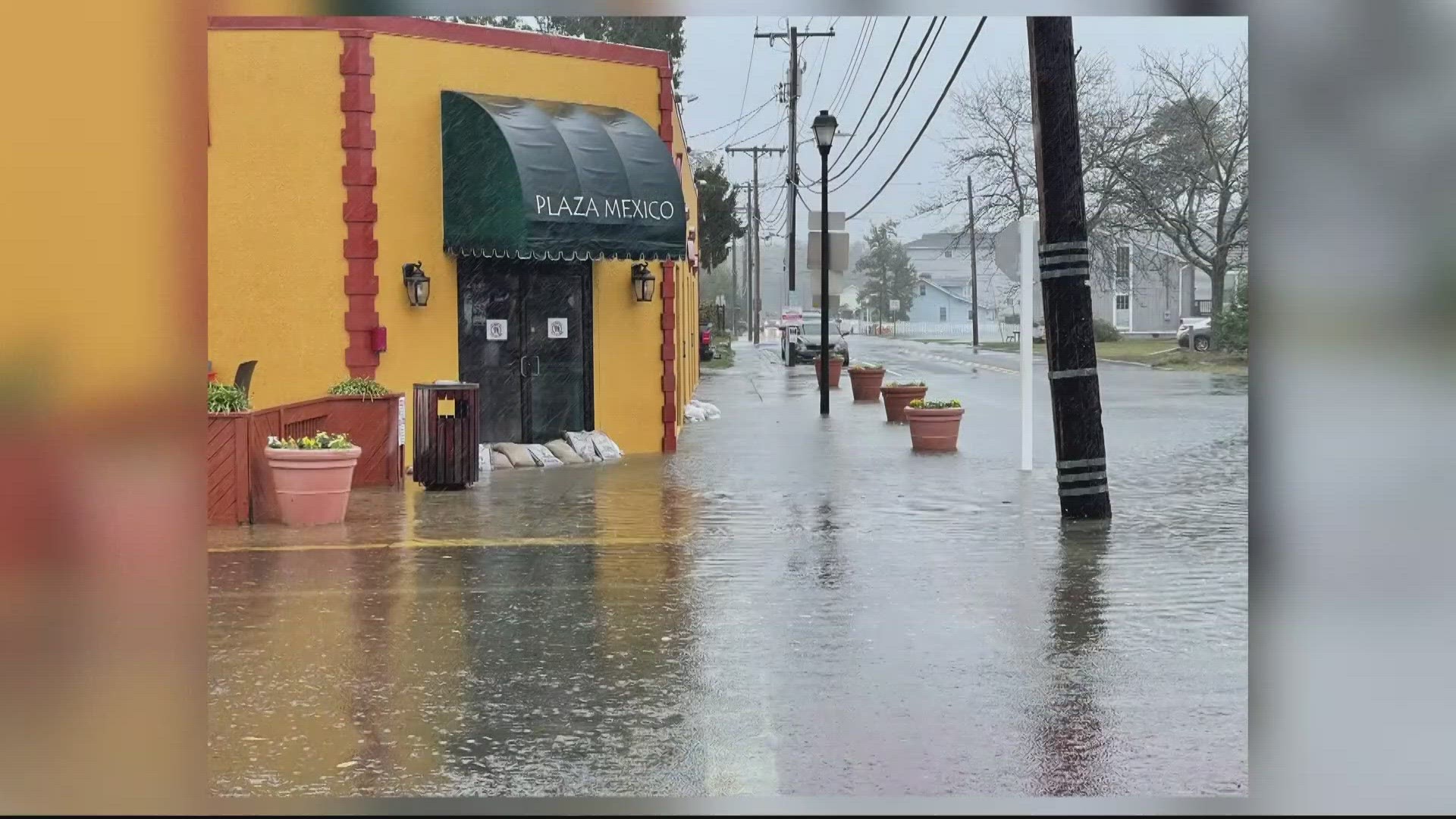 One business owner says a storm two years ago caused water damage and knocked out power which forced the restaurant to close for several days.