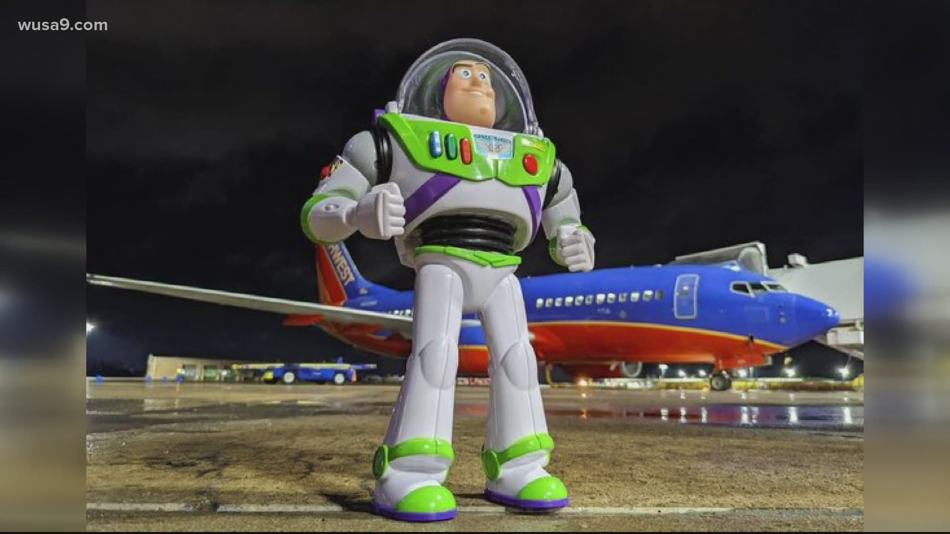 A lost Buzz Lightyear toy went on some travels thanks to Southwest.