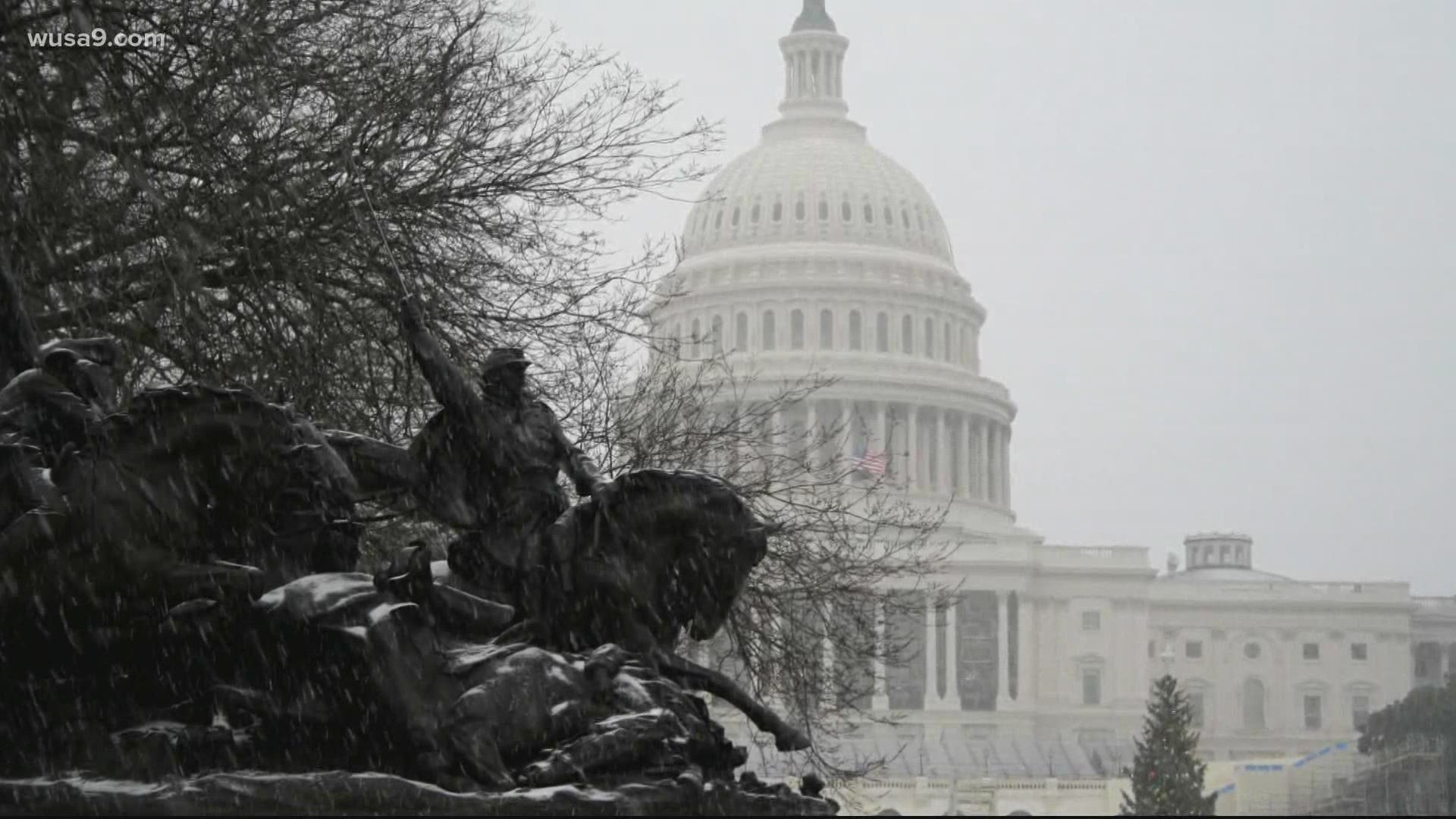 Icy conditions can impact lawmakers after snow moves through the Nation's Capital. WUSA9's Mike Valerio gives an inside look into what things look like.