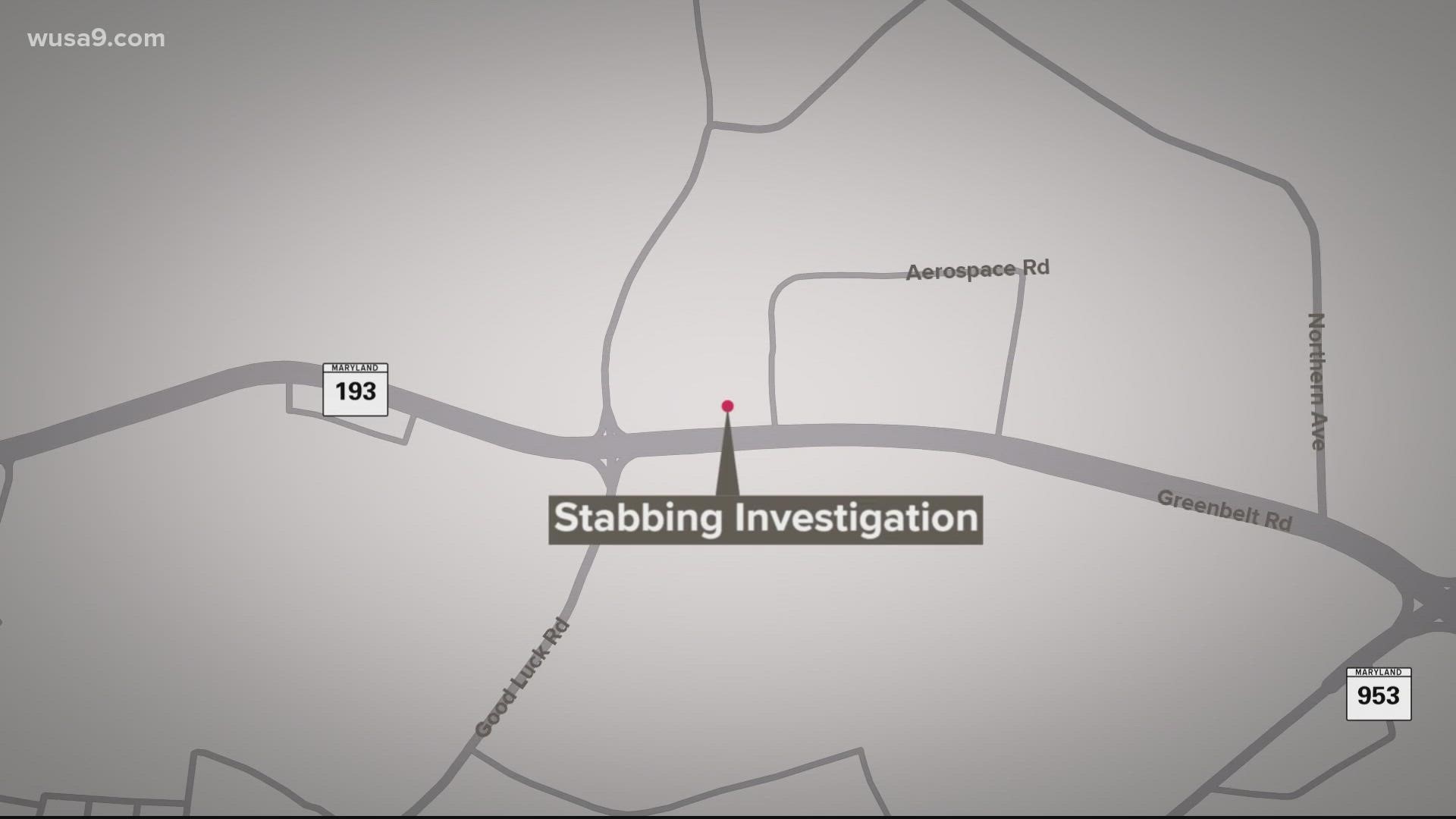 A man was found with stab wounds inside a apartment in Lanham. He died at the scene.