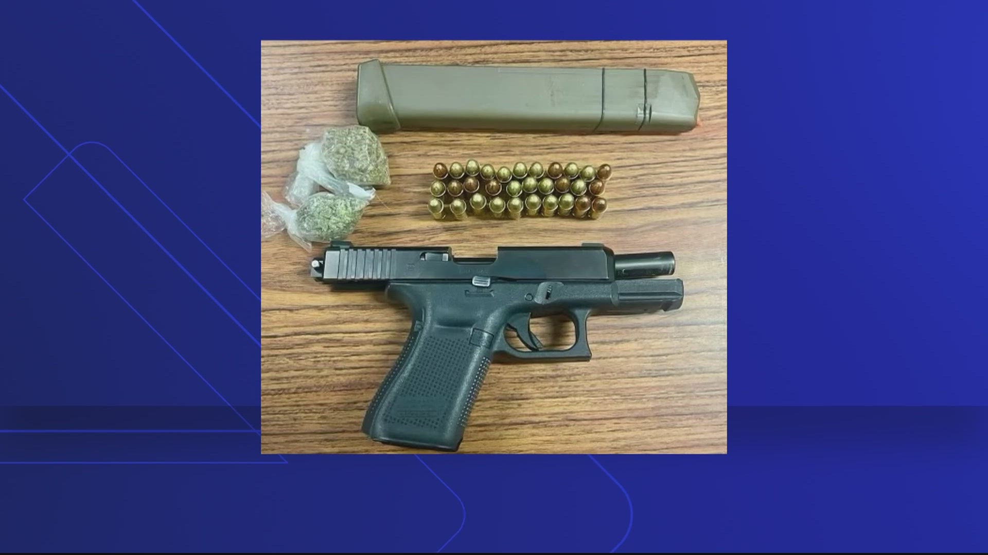 A Fairmont Heights High School student is being charged as an adult after being caught with drugs and a gun.