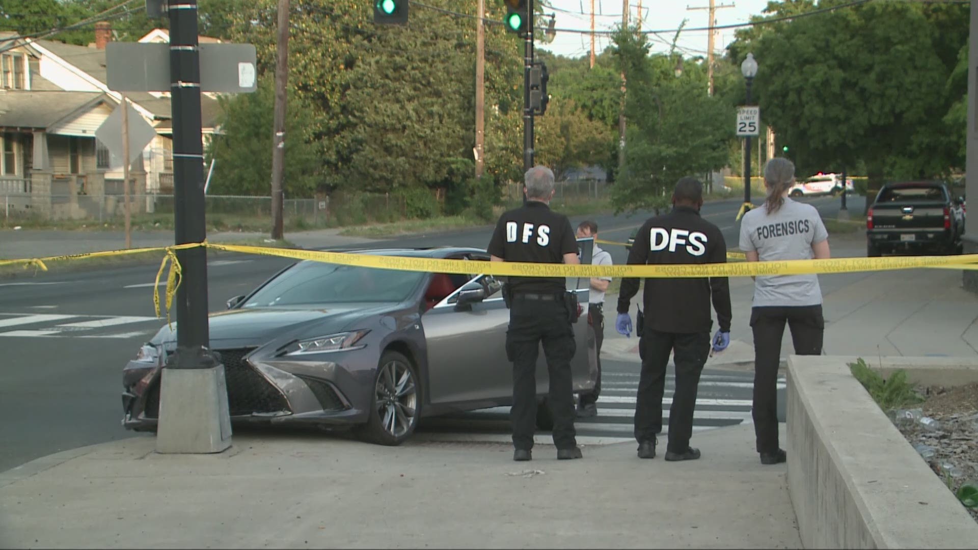 The horrific scene included 11 evidence markers laying next to a McDonald's Happy Meal where the child and woman became victims of a DC shooting.