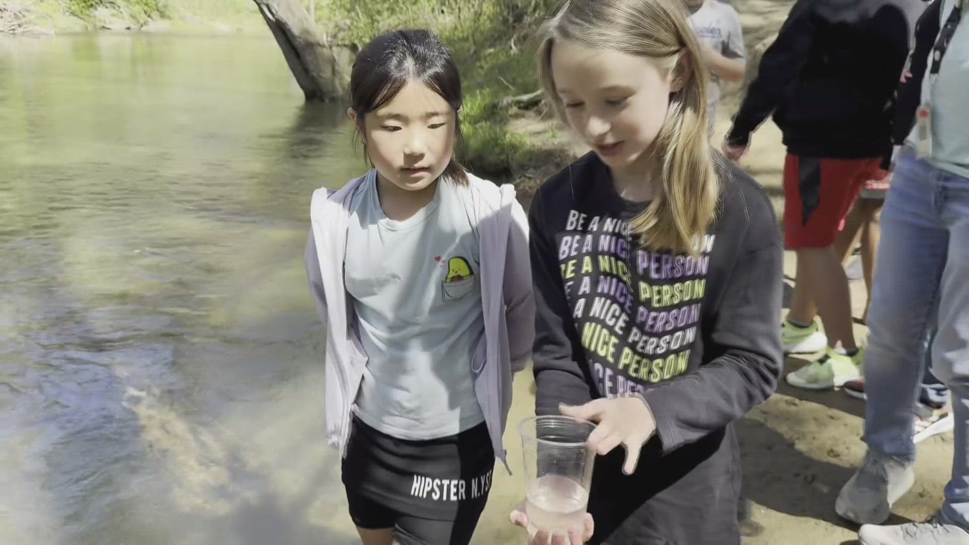 These students at Centreville Elementary School have been raising trout for months inside their classroom.