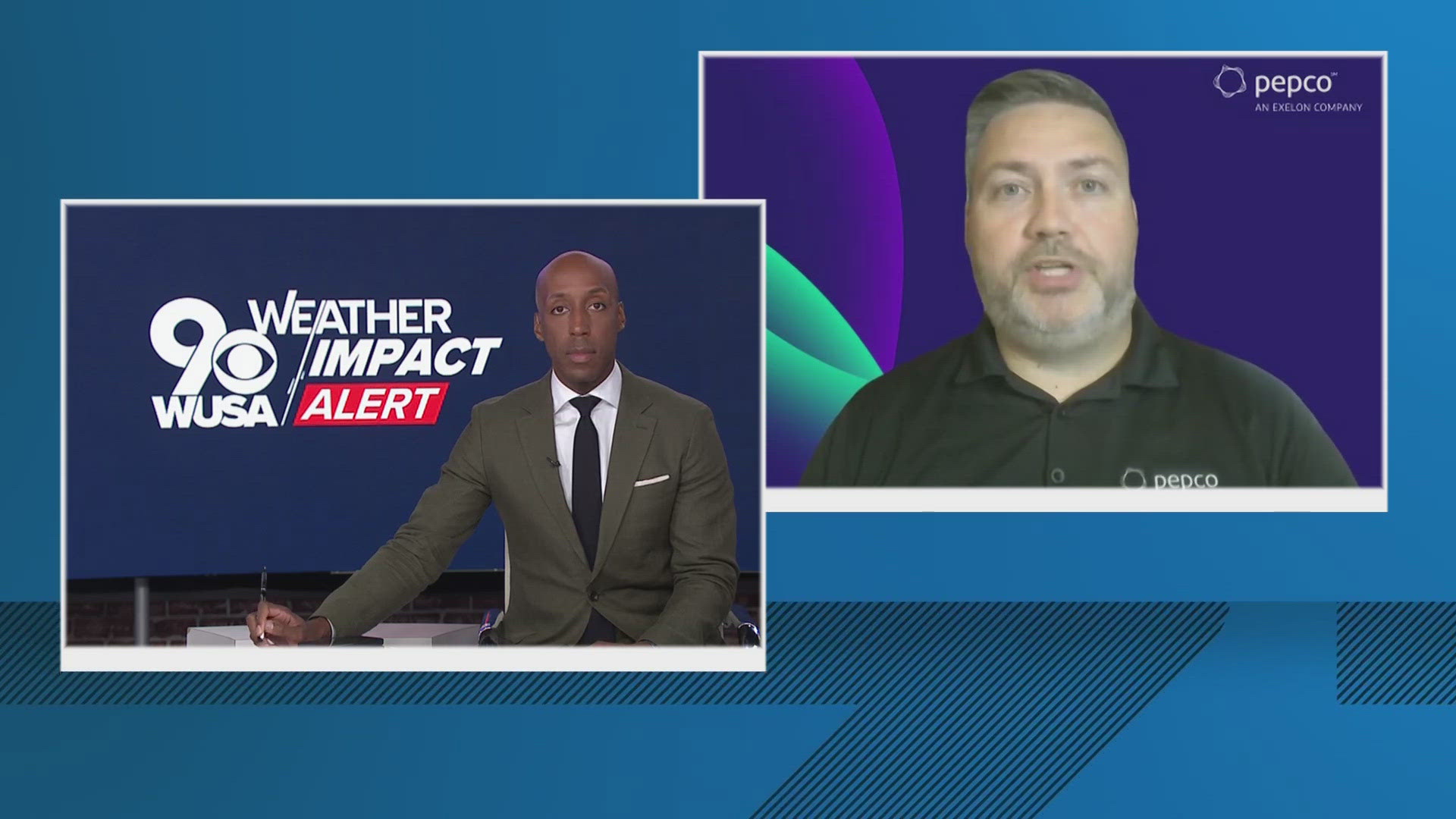 WUSA9's Lorenzo Hall spoke with Chuck McDade from Pepco about how the energy company was responding on Thursday. 