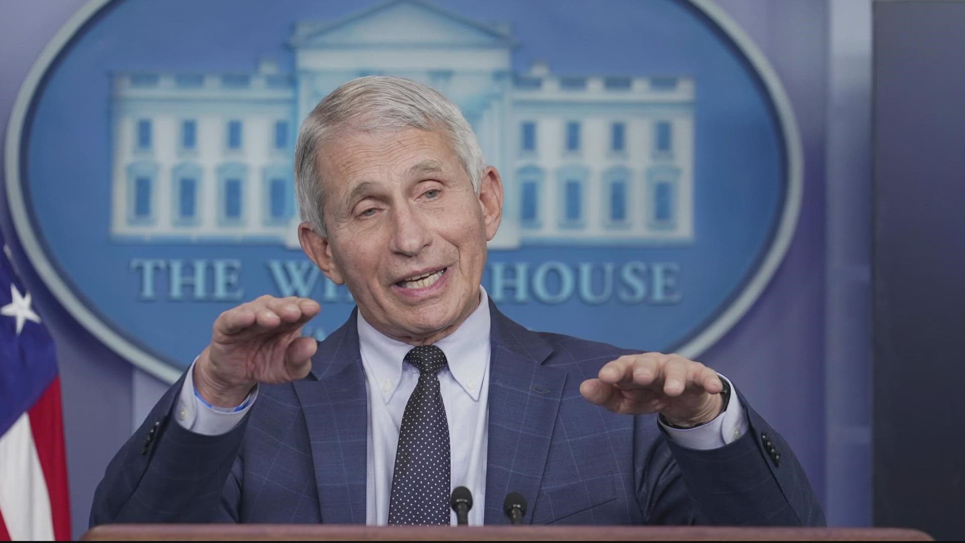 Fauci directs the National Institute of Allergy and Infectious Diseases, is chief medical adviser to President Joe Biden and leads a lab studying the immune system.