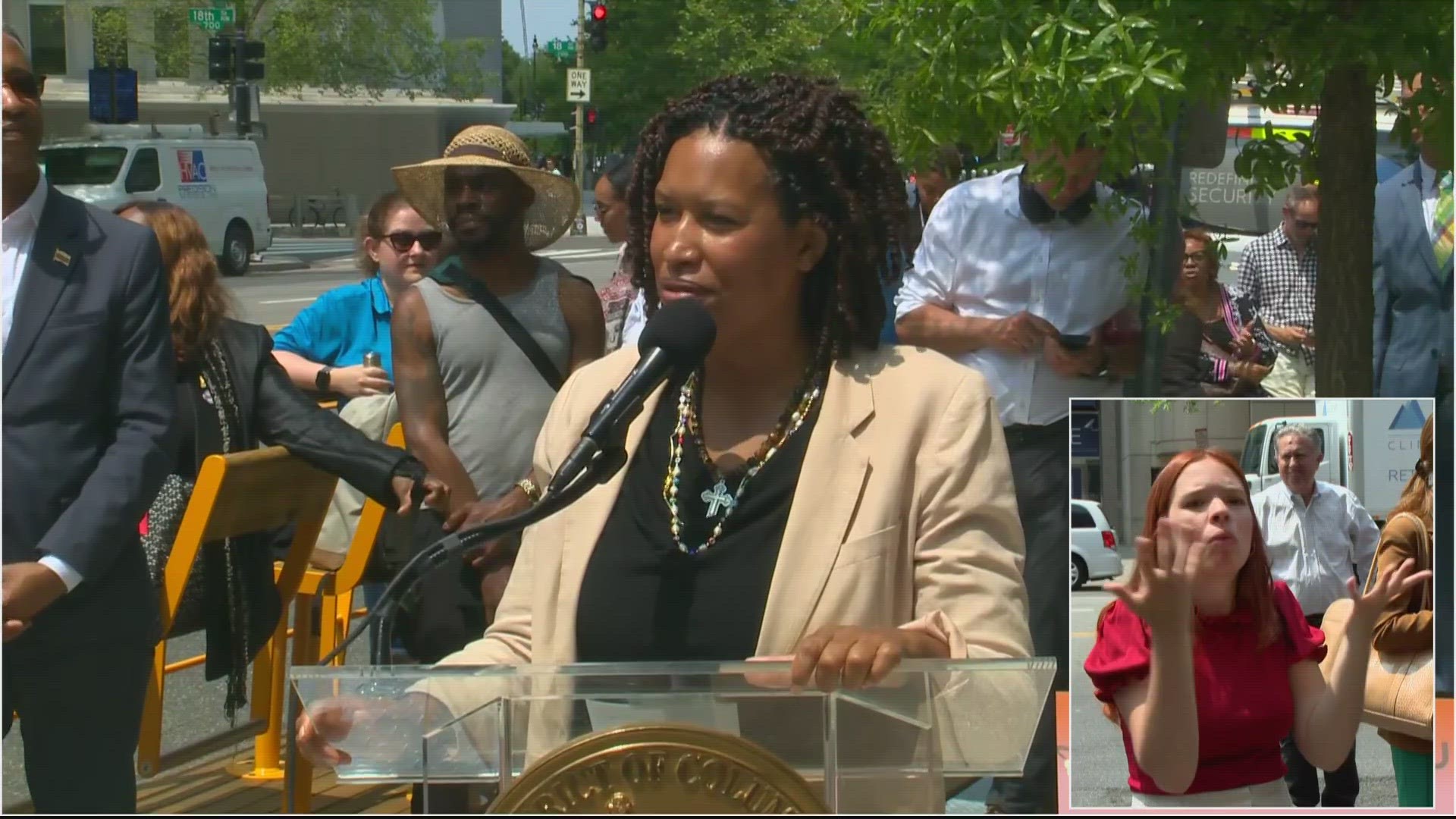 Mayor Muriel Bowser and city officials launched the Downtown Action Plan on Wednesday, nearly six months after she launched her Comeback DC plan in January.