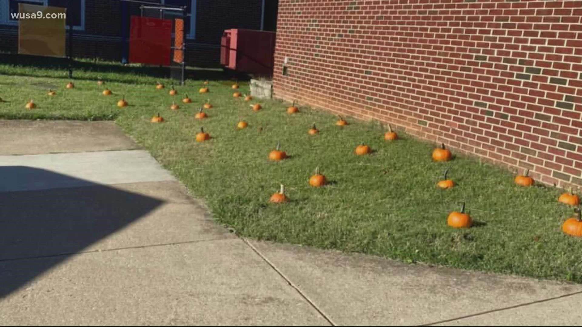 Since many students didn't get the chance to attend a patch this year, this was a way to bring the experience to them. Shoutout to this principal!